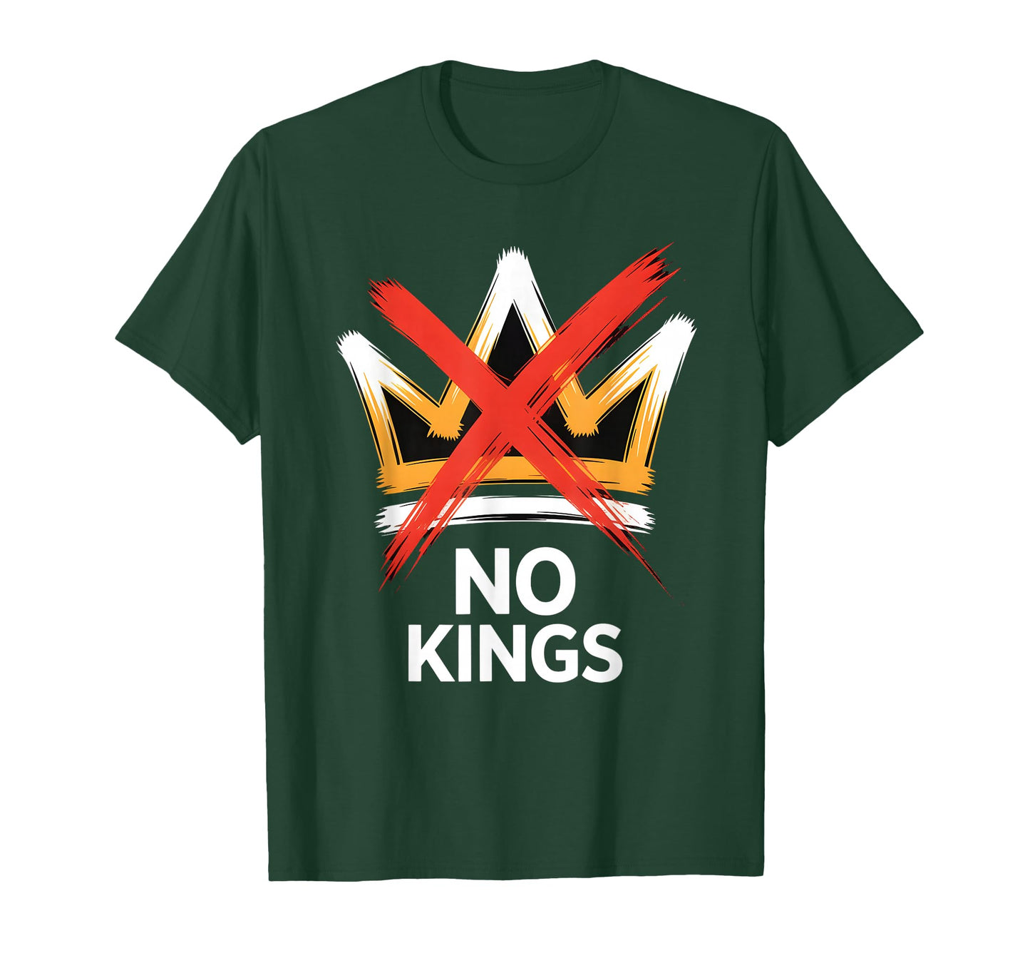 No Kings Protest Democracy No Kings in America Patriotic T-Shirt