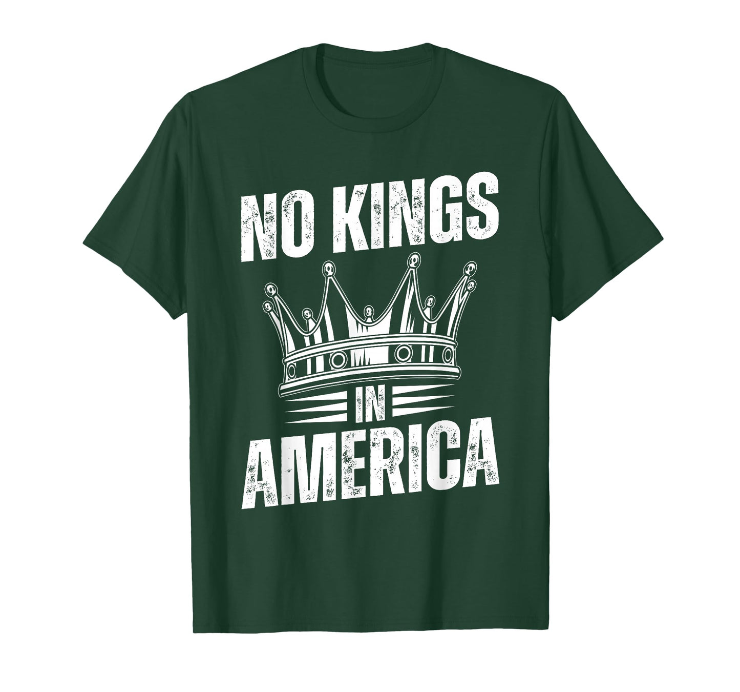 No Kings In America Democracy United States Independence T-Shirt
