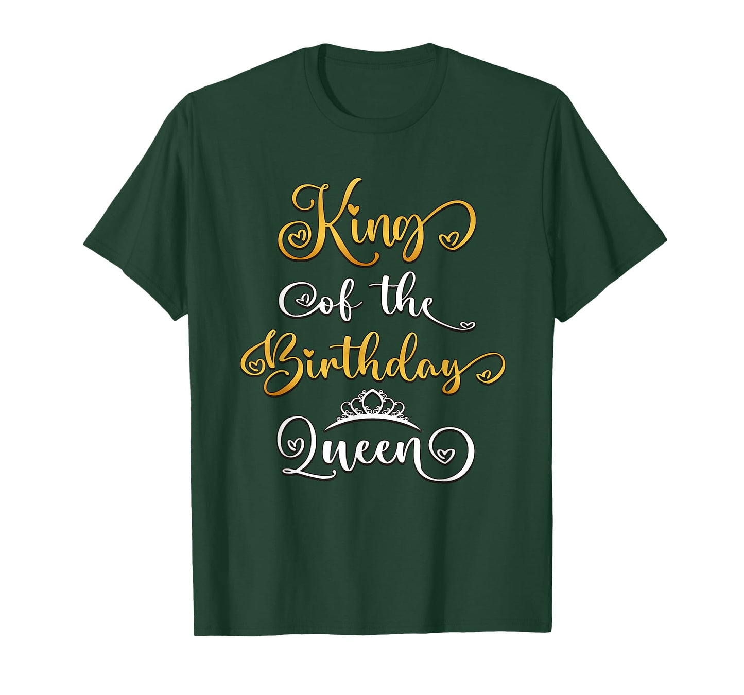 King Of The Birthday Queen Bday Party T-Shirt
