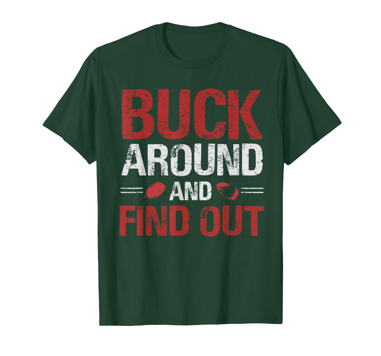 Buck Around and Find Out Funny Ohio Map Vintage Adults Kids T-Shirt