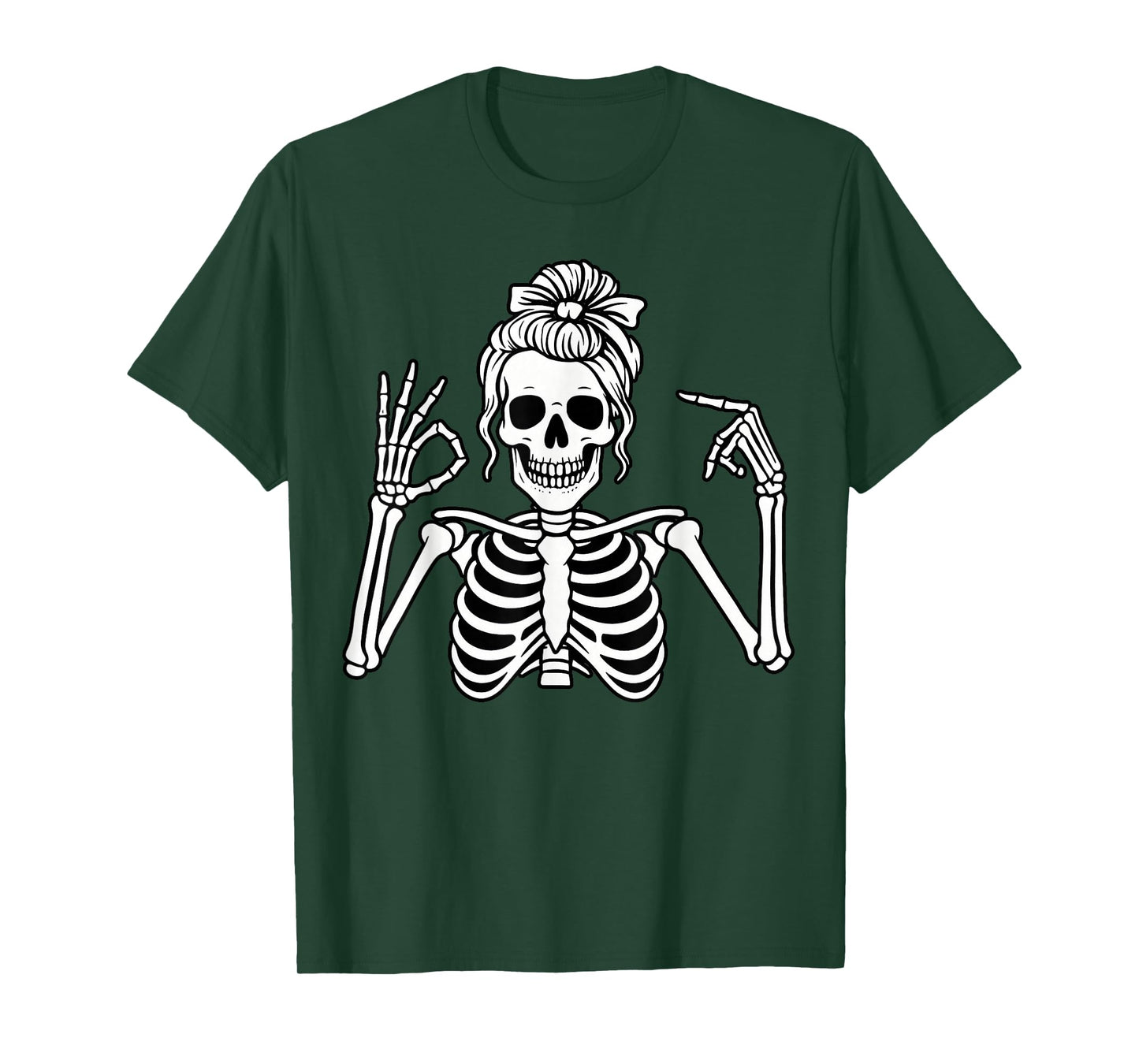 67 Meme Skeleton Hand 6 7 Halloween Six Seven Funny Teens T-Shirt