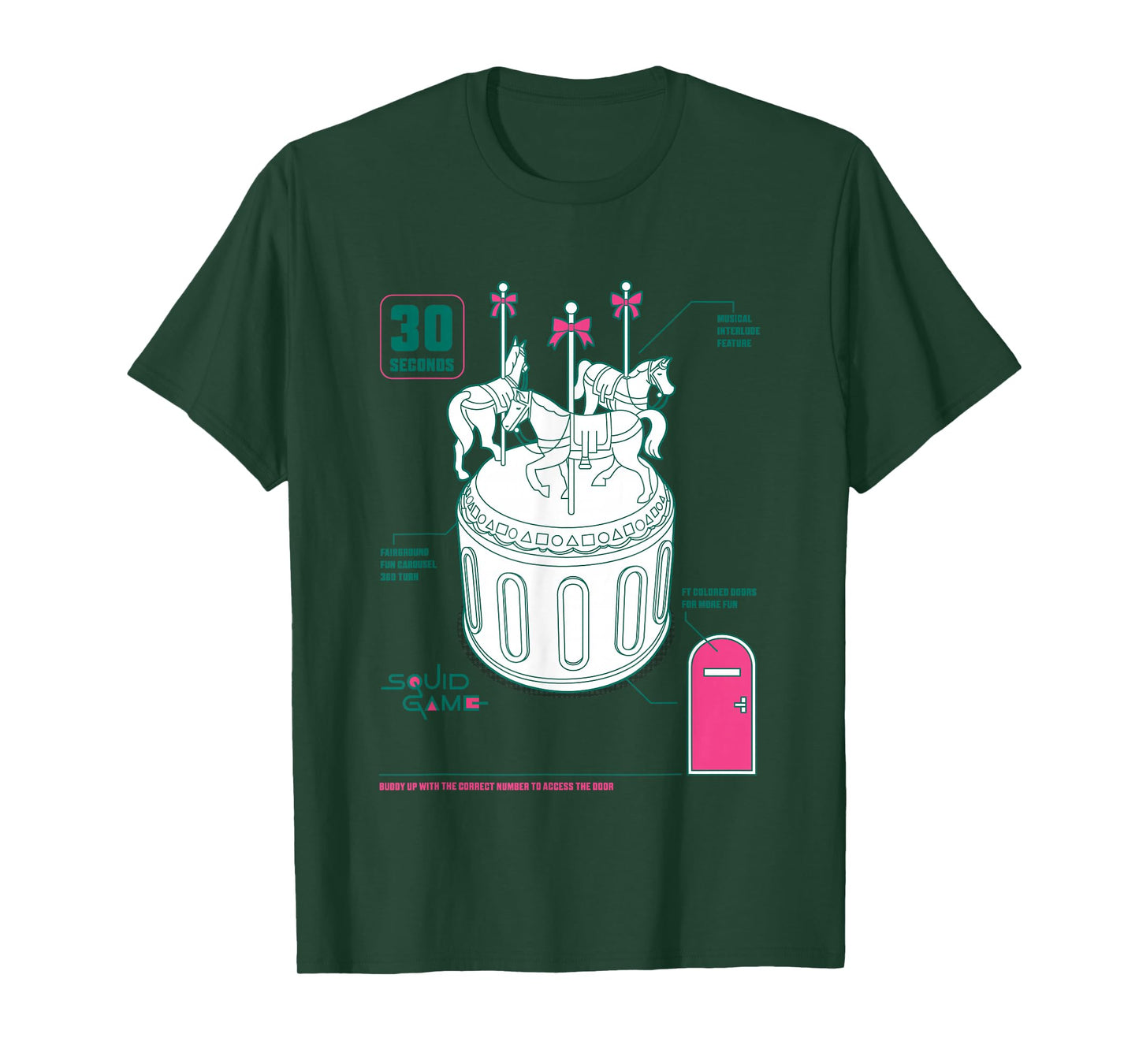 Squid Game 2 Carousel Instructions T-Shirt