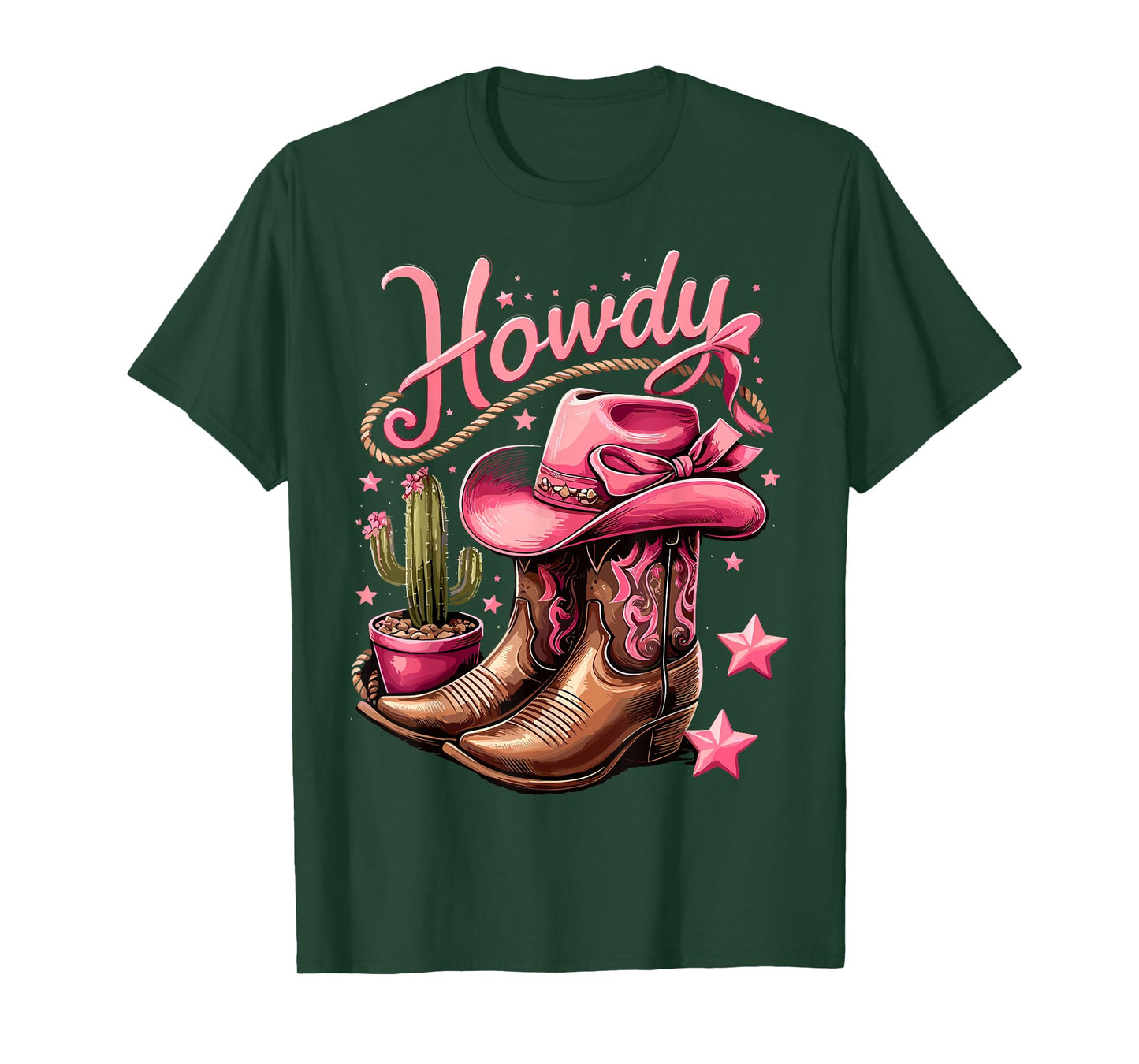 Howdy Cowgirl Western Rodeo T-Shirt