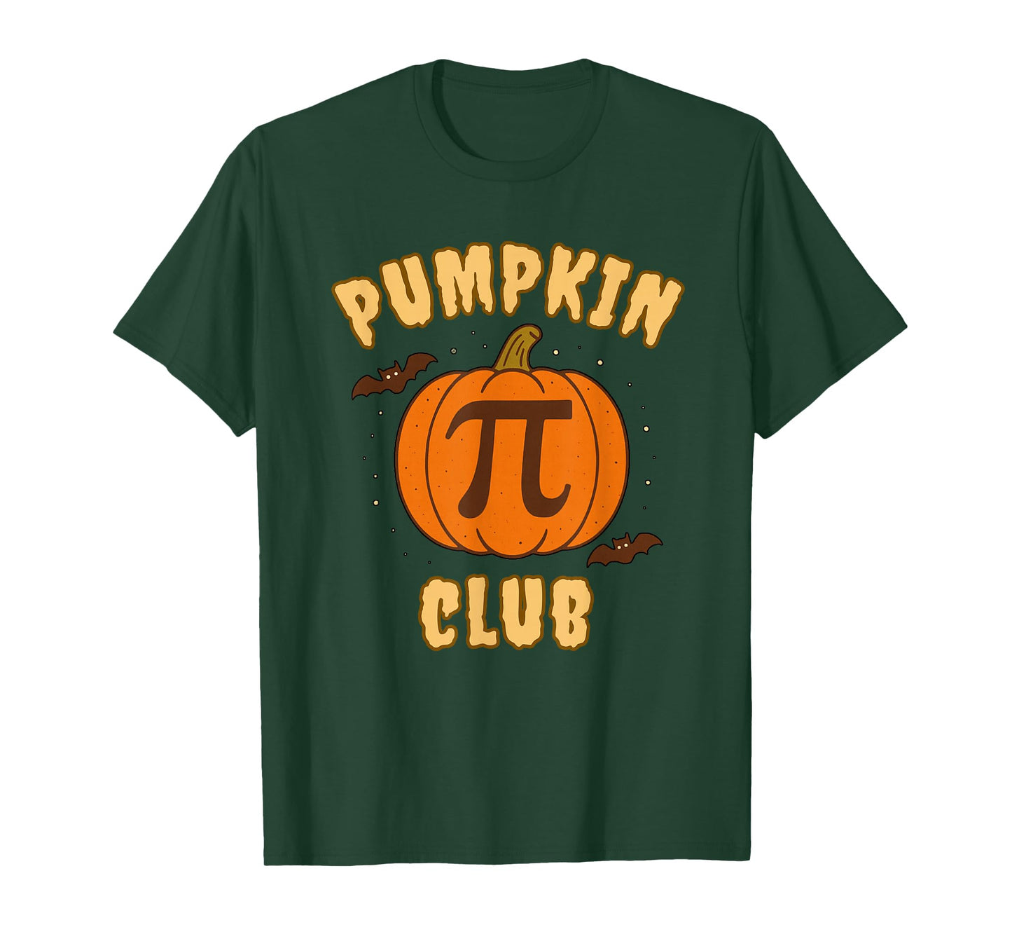 Pumpkin Pi Club Kids Halloween Math Costume Outfit T-Shirt