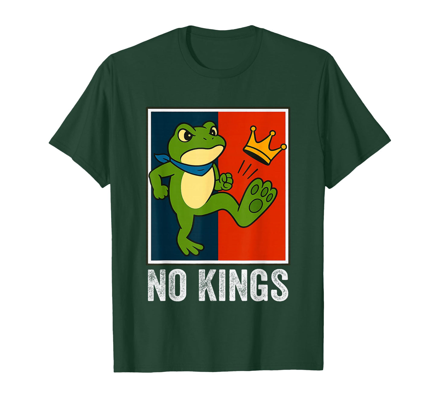 No Kings Portland Frog Resist Frog Protest T-Shirt