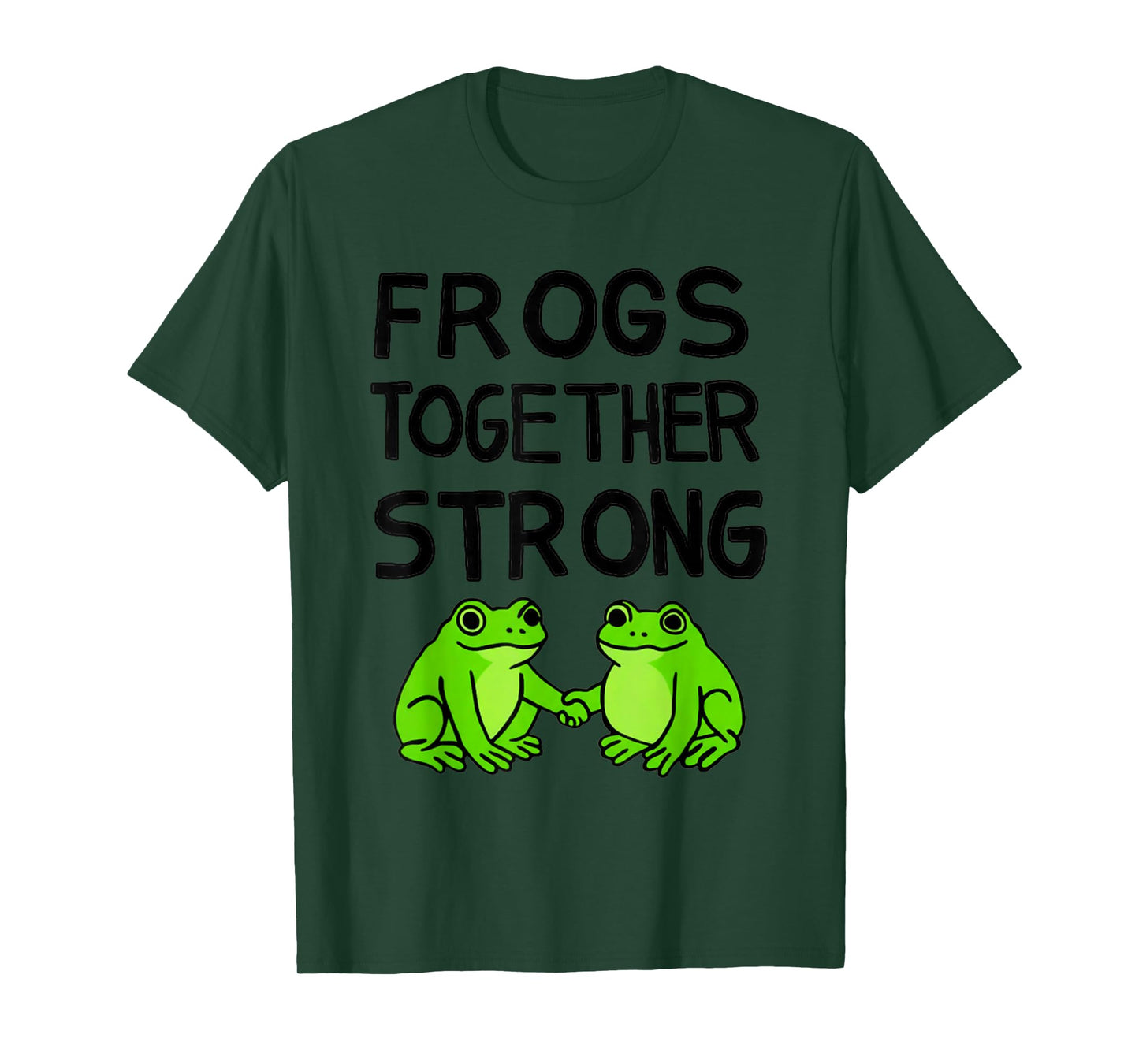 Portland Frog Protest - Frogs Stronger Together T-Shirt