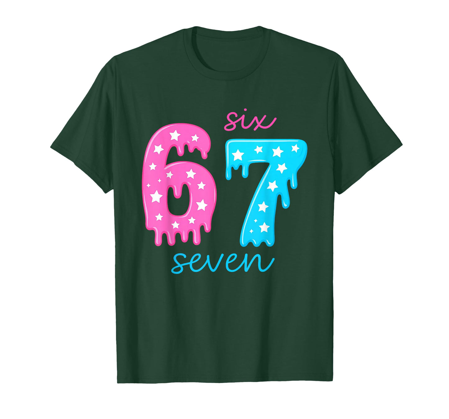 67 Ice Cream Drip Meme 6 7 Hallowee Costume Couple T-Shirt