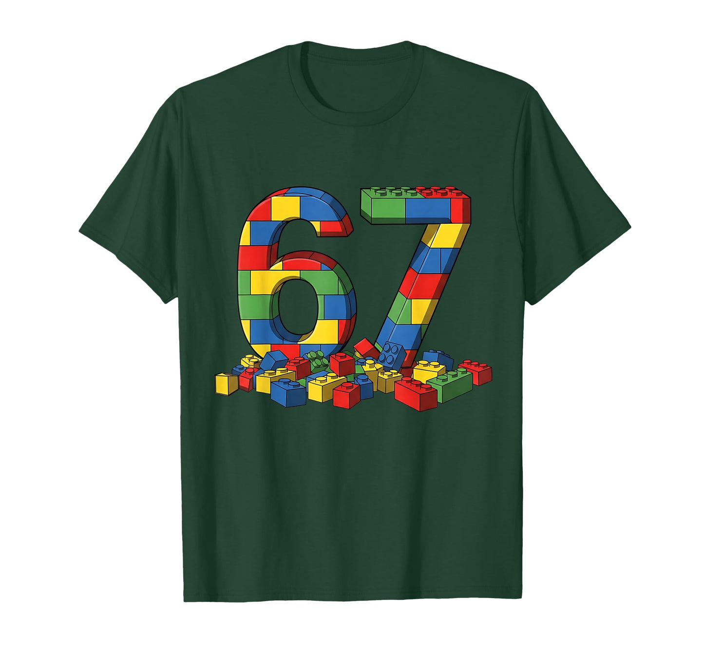 Number 67 Six Seven Meme Sixty-Seven Gen Alpha Birthday T-Shirt