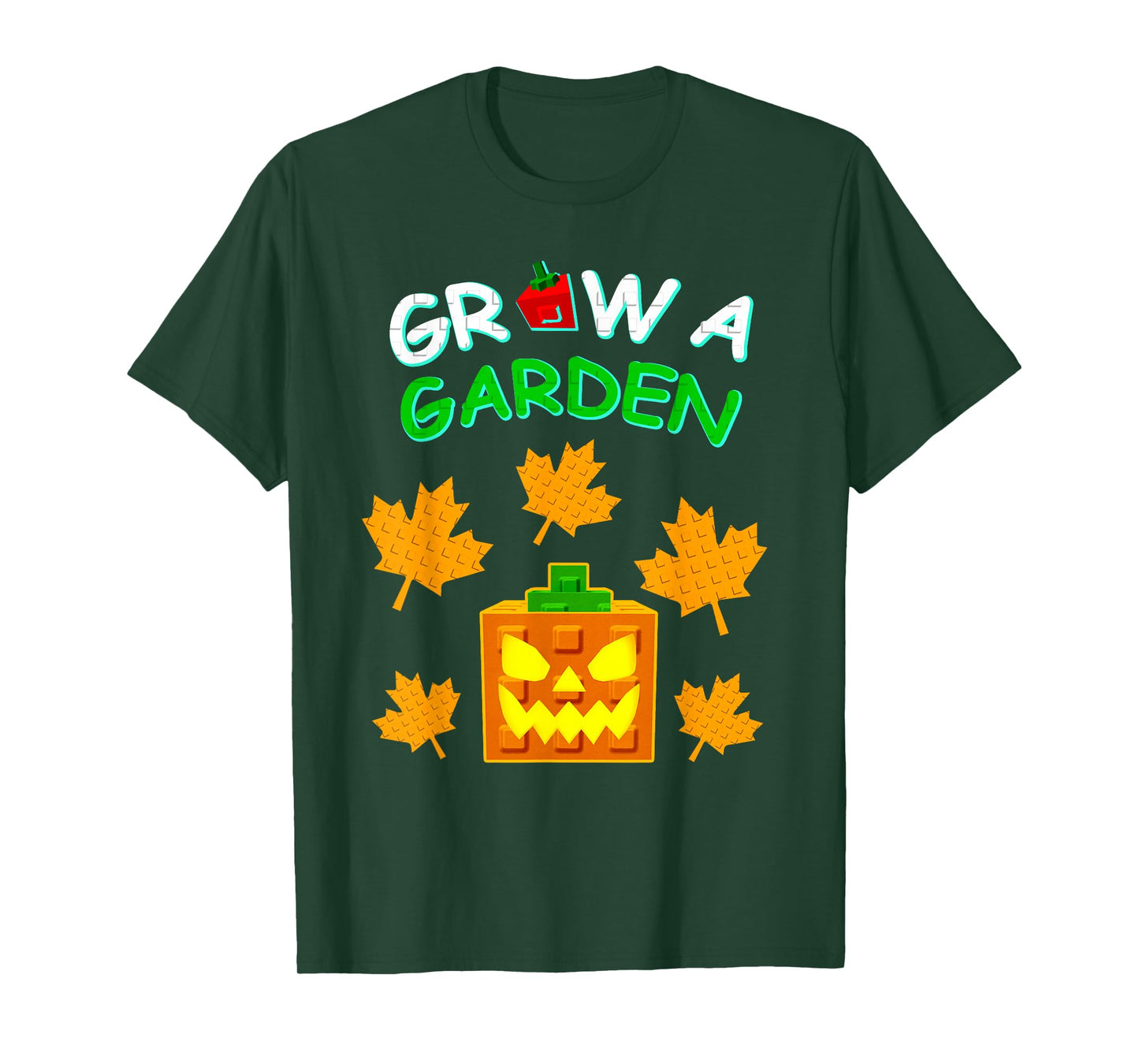 Grow A Garden Halloween Pumpkin Gamer Fan T-Shirt