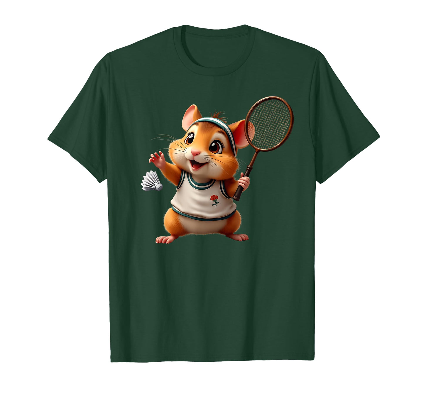 Badminton Art For Men Women Kids Badminton Lover Badminton T-Shirt