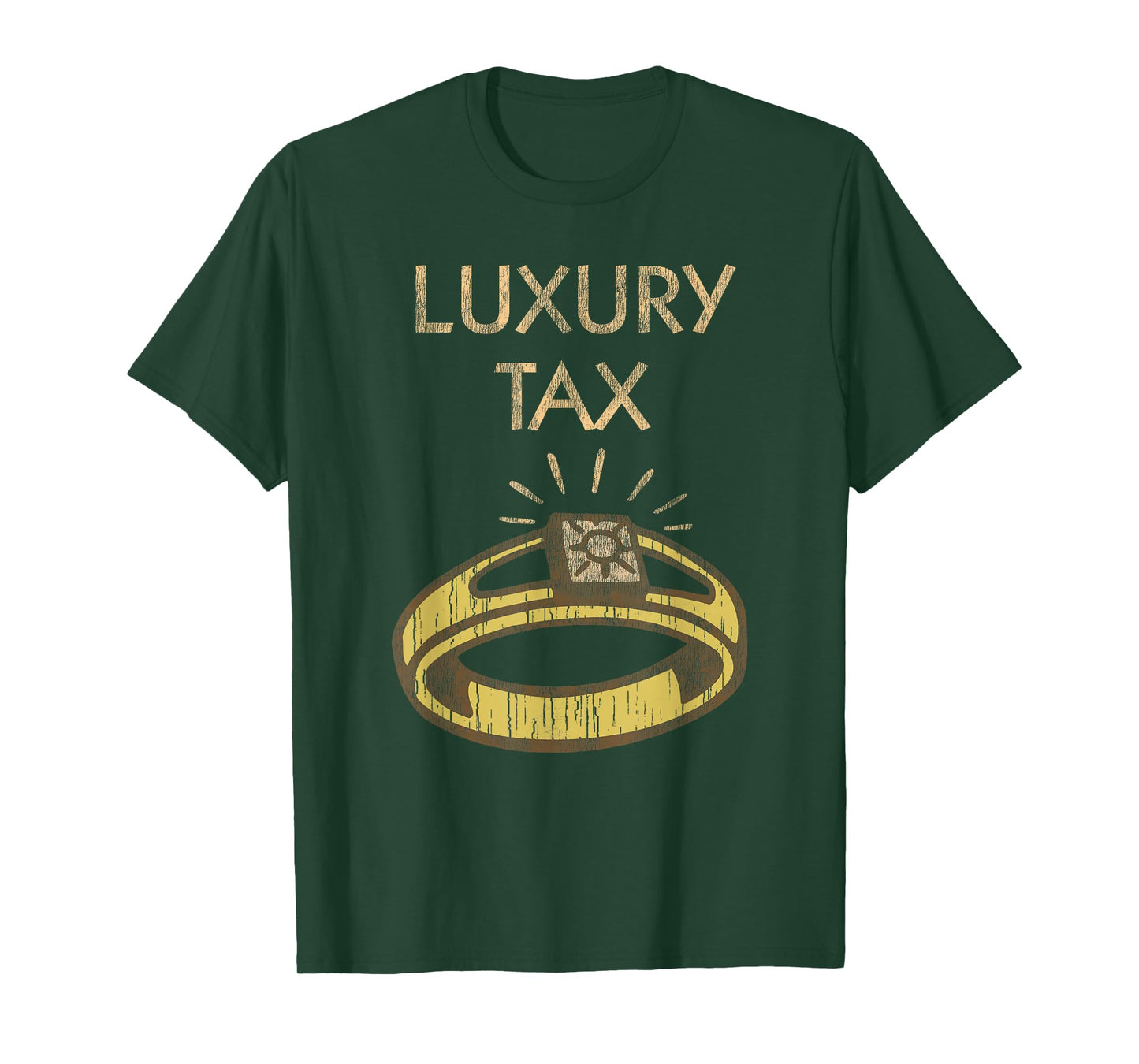 Monopoly Mr. Monopoly Luxury Tax Distressed Logo T-Shirt