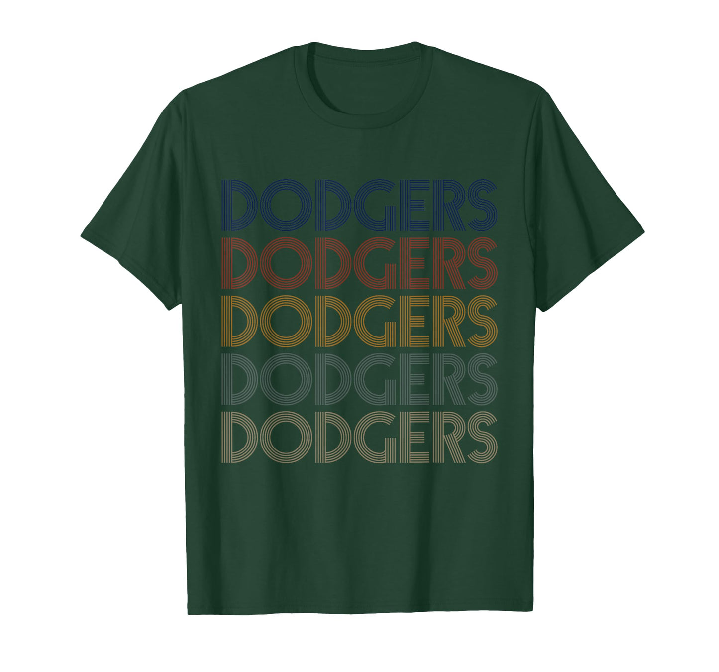 Dodgers Name Retro Vintage Apparel Gift Dodgers Lover T-Shirt