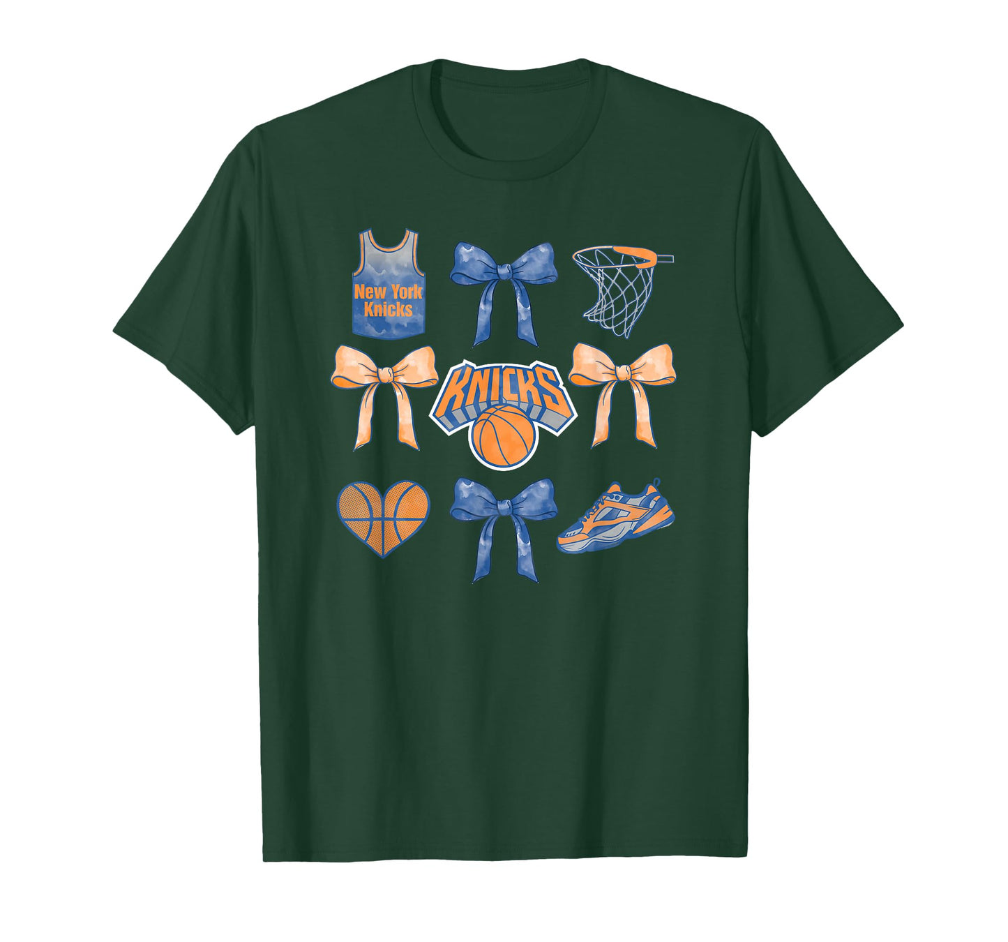 NBA New York Knicks Bow Grid T-Shirt