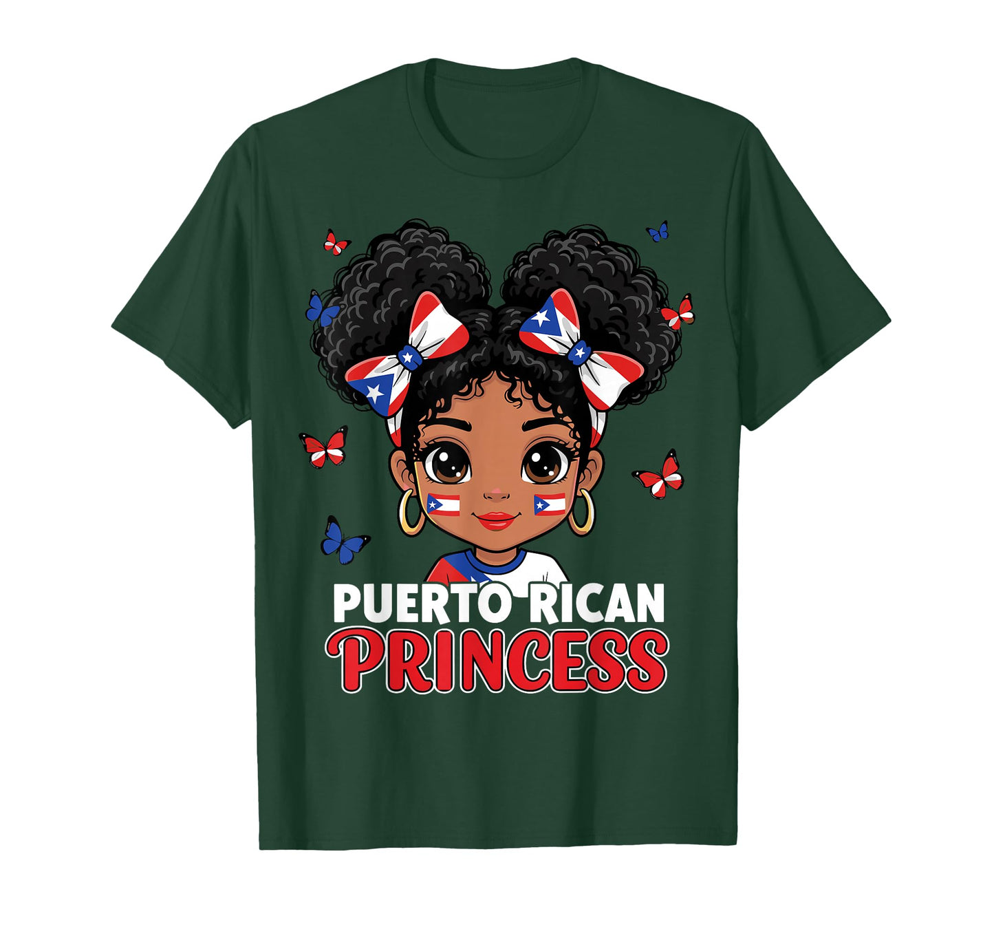 Puerto Rican Princess Puerto Rico Hispanic Heritage T-Shirt
