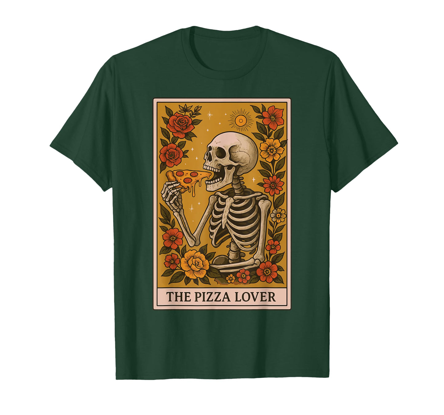 The Pizza Lover Tarot Card T-Shirt