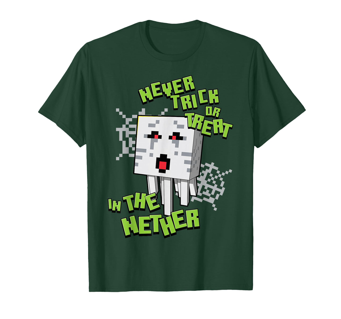 Minecraft Never Trick Or Treat In The Nether Halloween T-Shirt