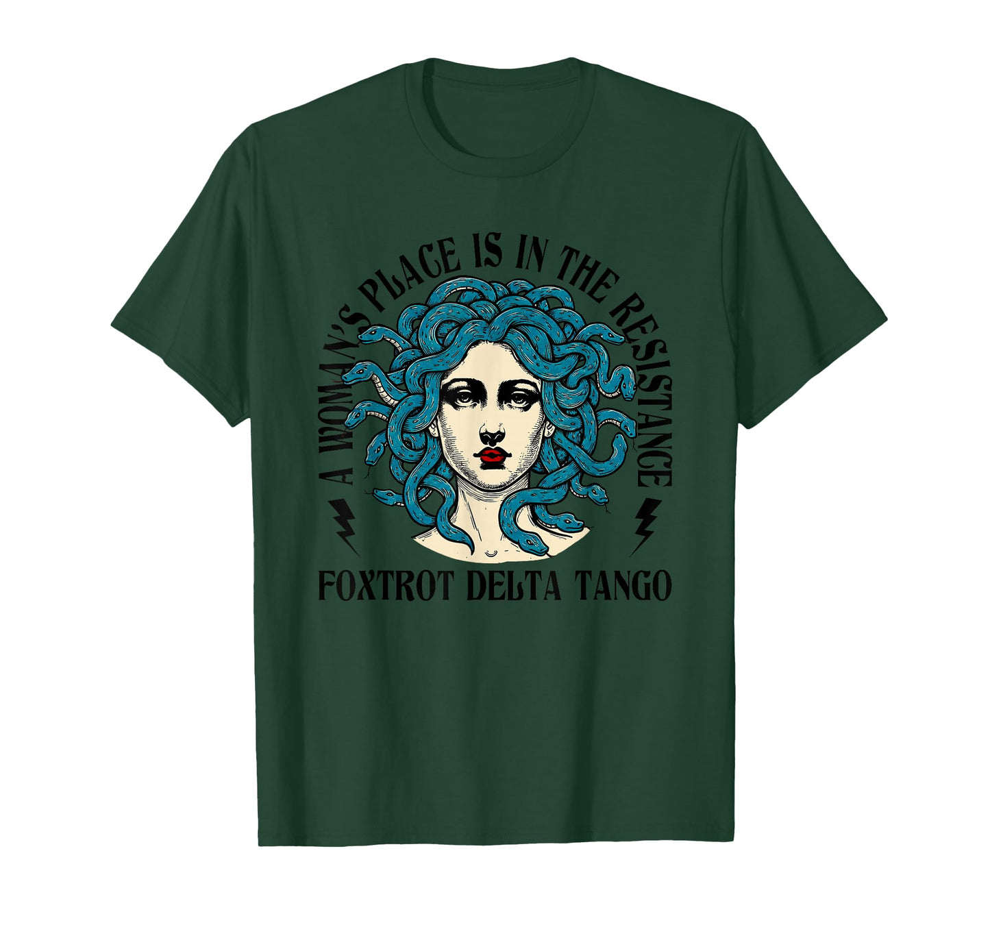 A Woman's Place Is In The Resistance Resist Protest Feminist T-Shirt