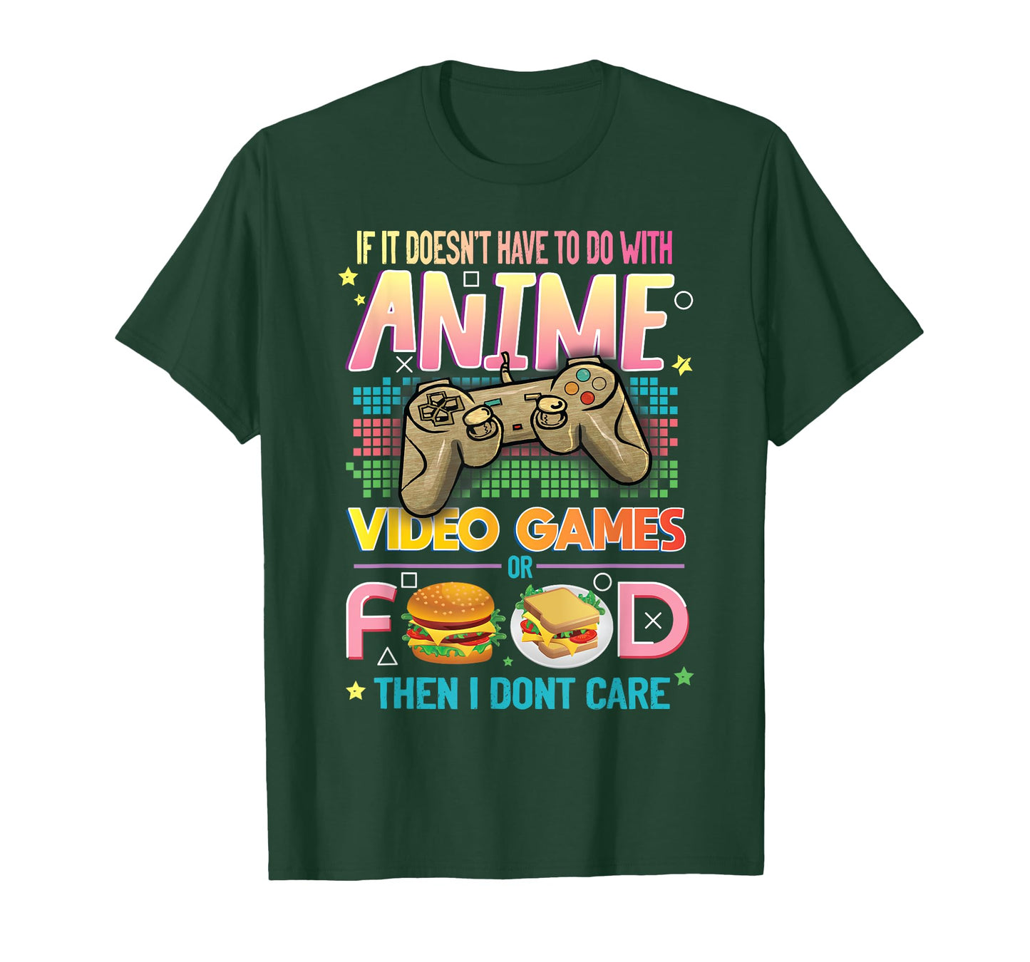 Funny Anime Video Games Food Japanese Hobby Quote Gag Lover T-Shirt