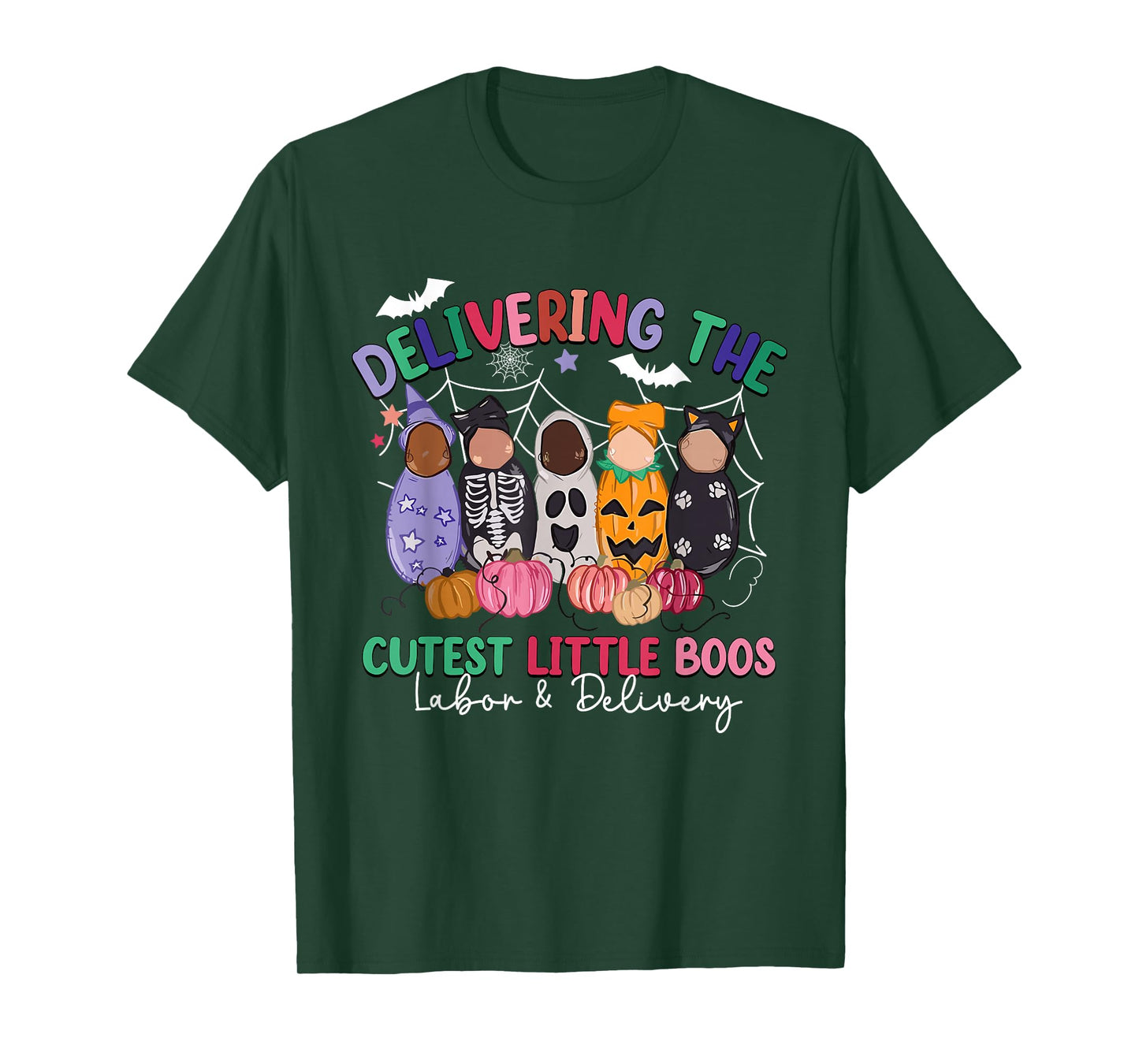 Delivering The Cutest Boos Labor & Delivery Halloween Nurse T-Shirt