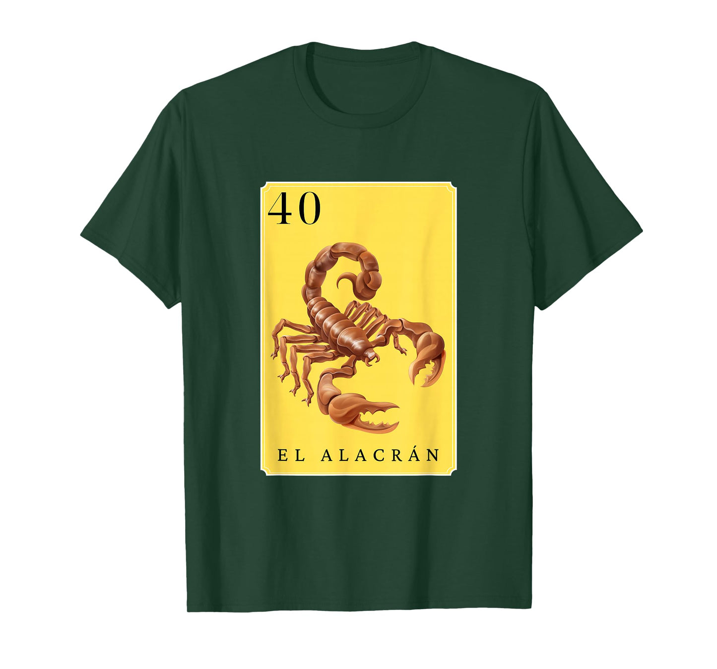 El Alacran Funny Spanish-Mexican Bingo Cards El Alacran T-Shirt
