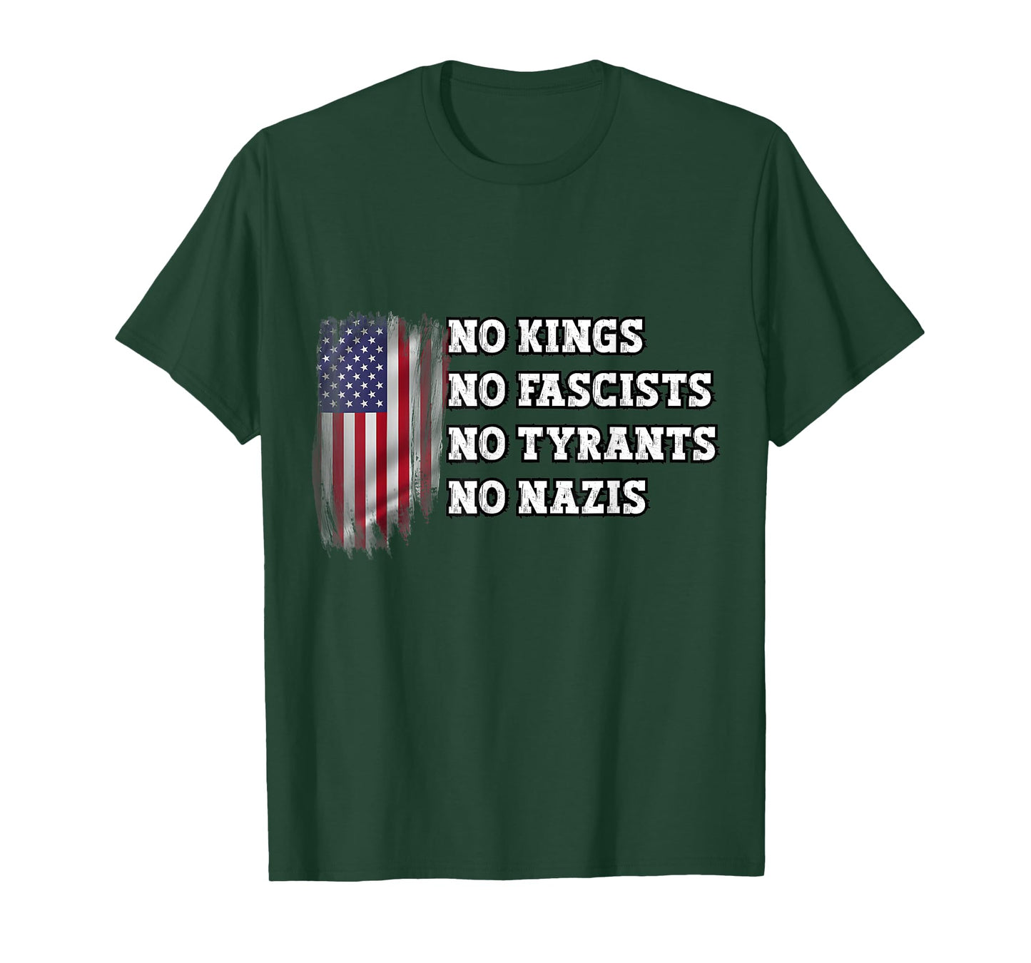 No Kings Patriotic Men Women Liberty T-Shirt