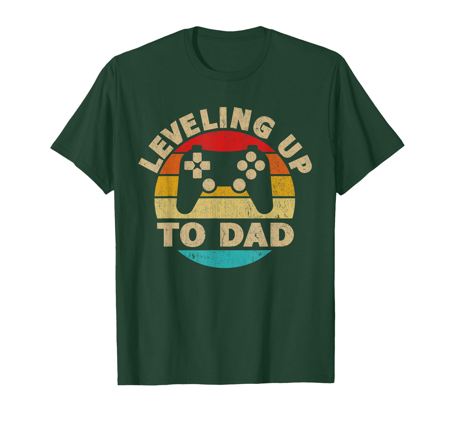 Leveling Up To Dad Funny Gamer Gaming Promoted To Daddy T-Shirt
