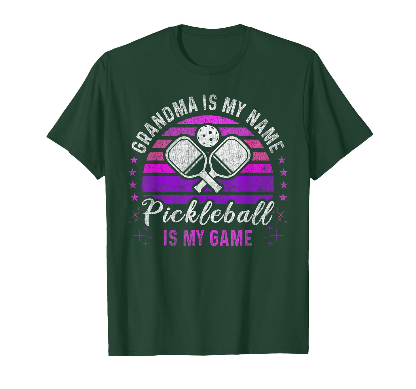 Grandma Is My Name Pickleball Is My Game Pickleball Grandma T-Shirt