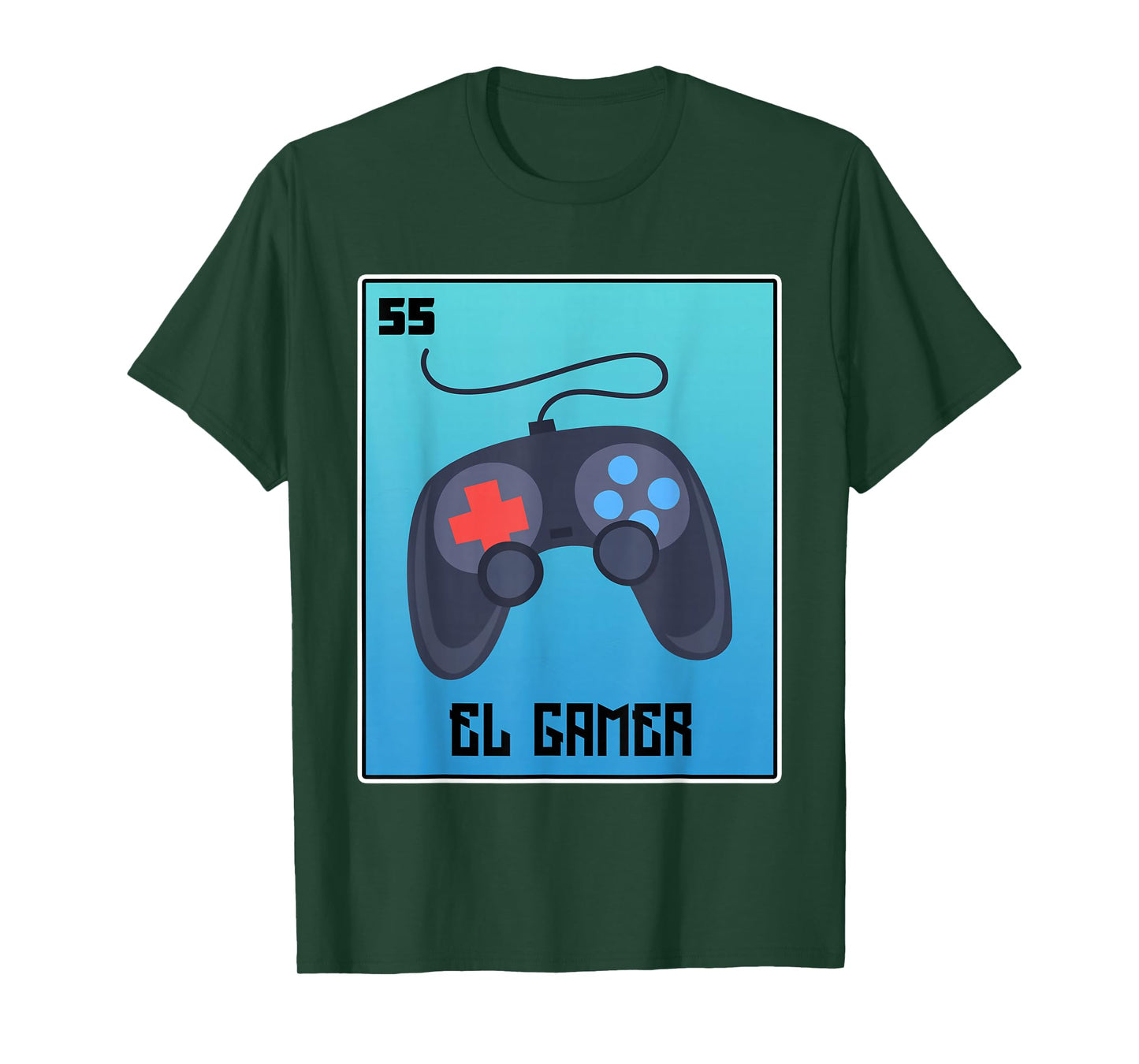 El Gamer Video Games Funny Mexican Lottery Parody Graphic T-Shirt