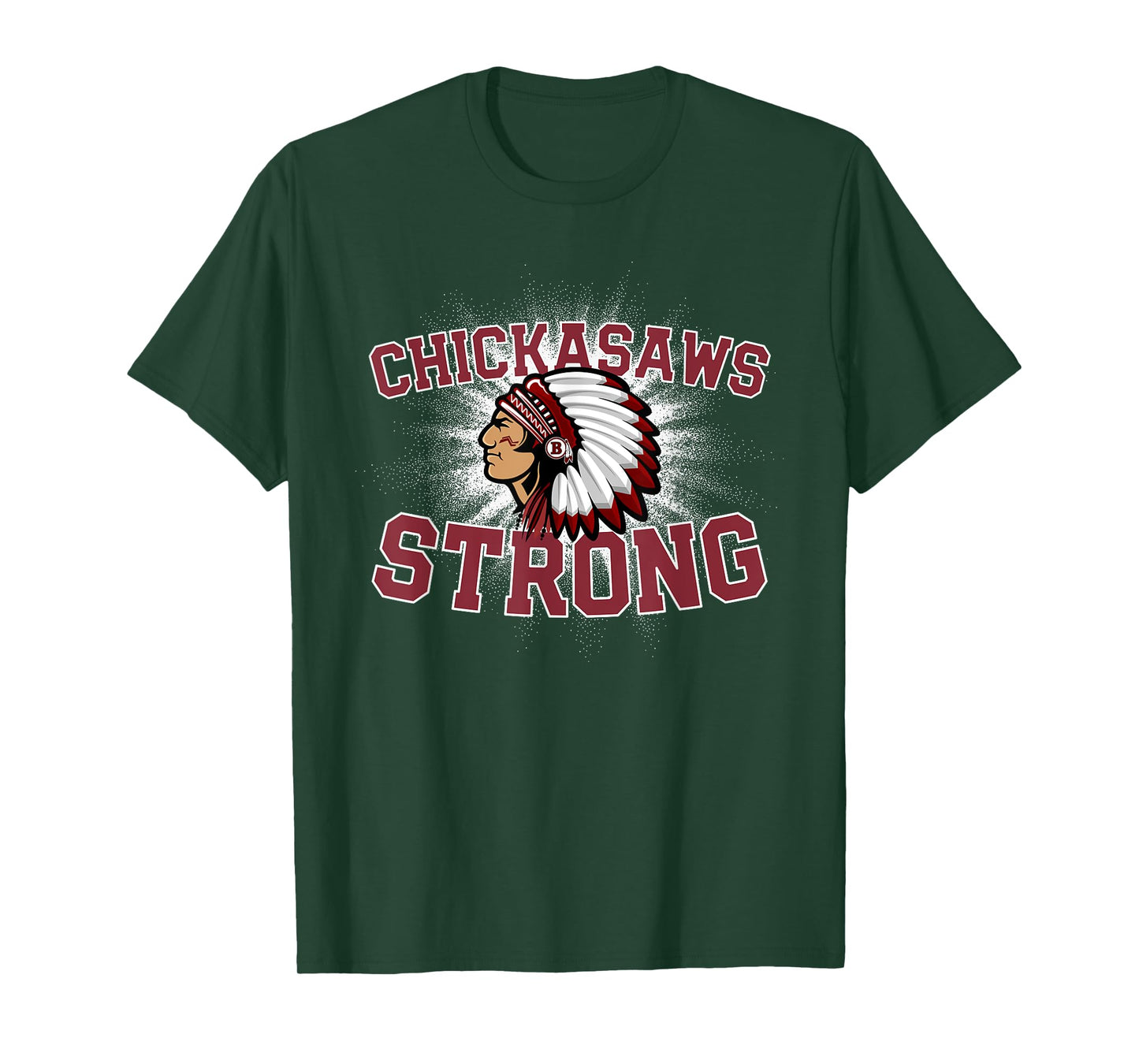 Blytheville Chickasaws Logo Strong Flag HS T-Shirt