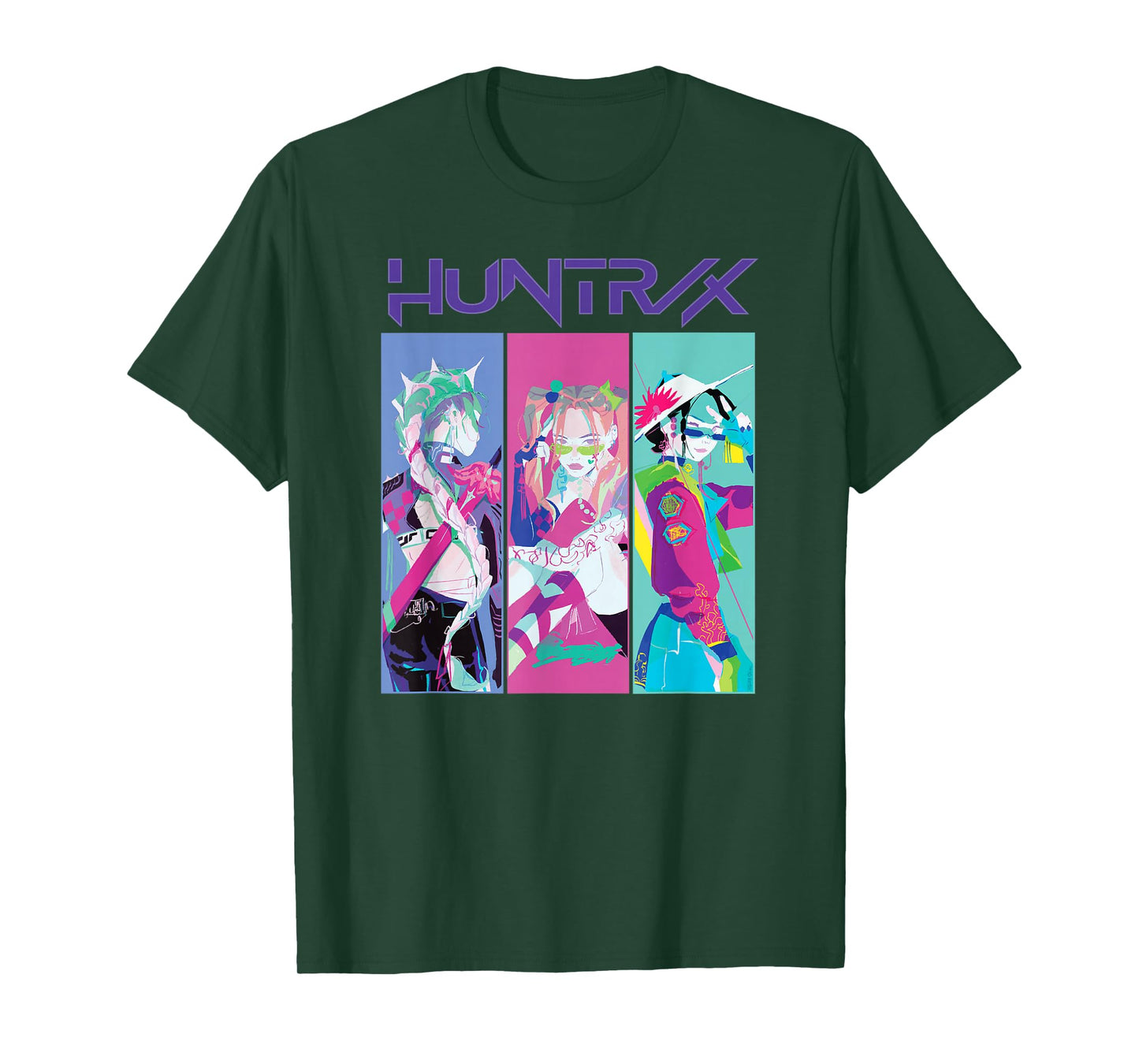 Kpop Demon Hunters HUNTR/X Girls Officially Licensed T-Shirt