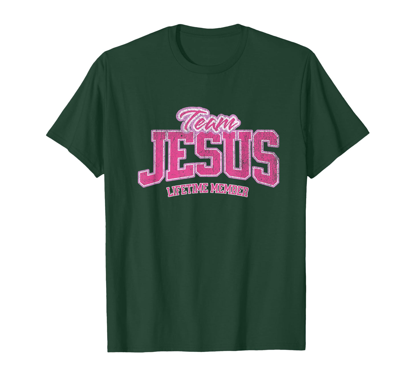 Team Jesus Lifetime Member God Christian for women and girls T-Shirt