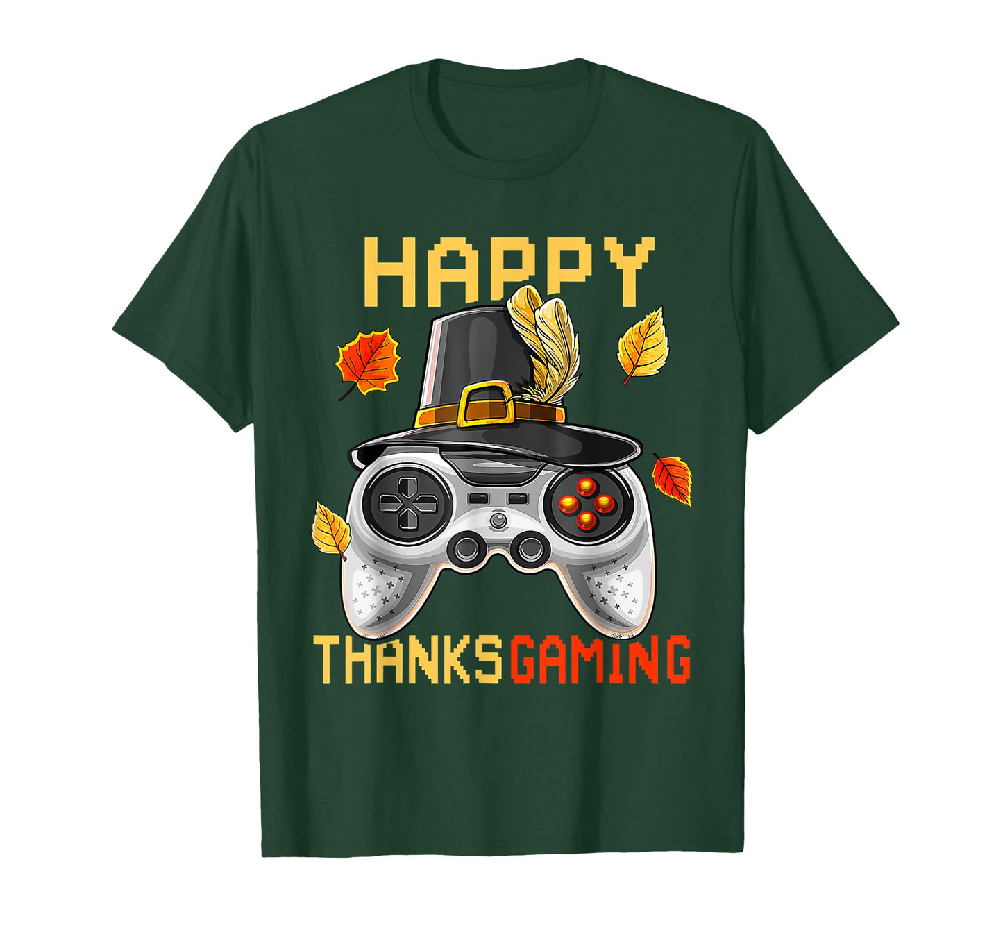 Happy Thanksgaming Cute Video Game Controller Thanksgiving T-Shirt