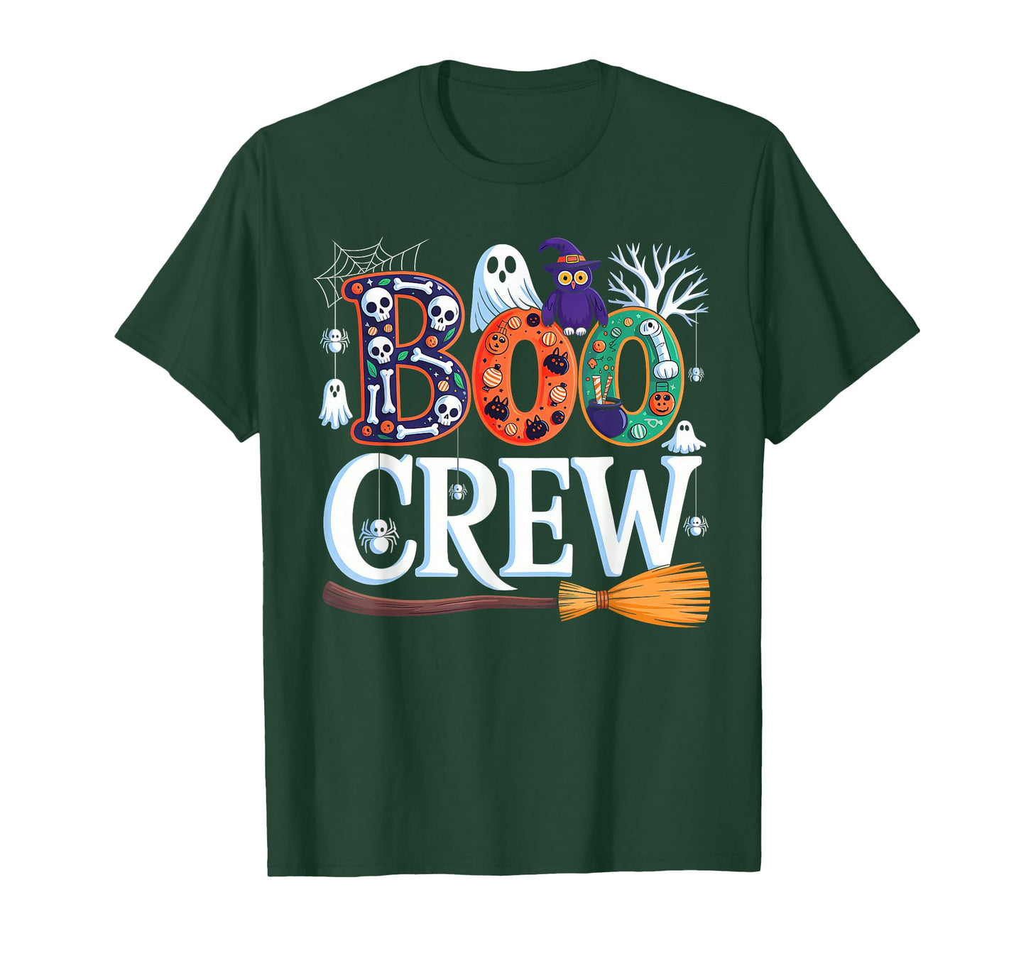 Halloween Boo Crew Funny Halloween Costume for Men Women Kid T-Shirt