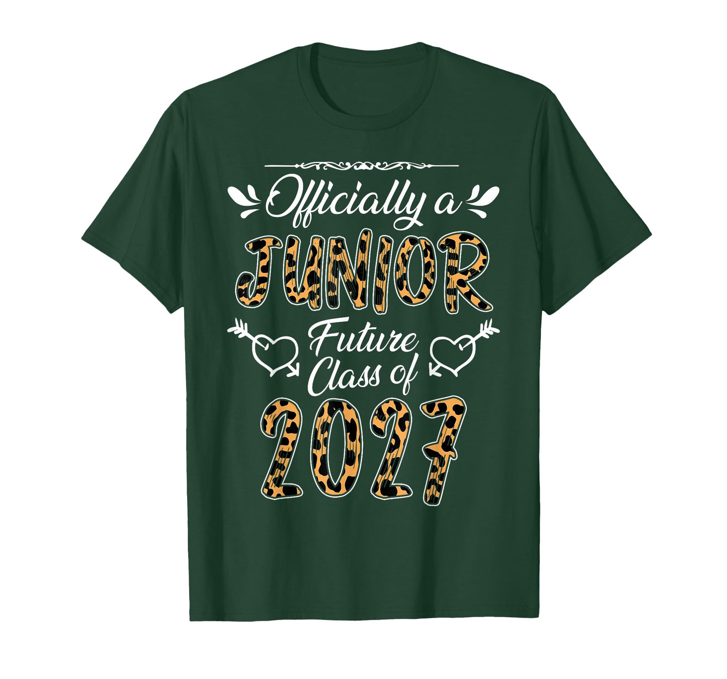 Officially a Junior Future Class of 2027 Leopard T-Shirt