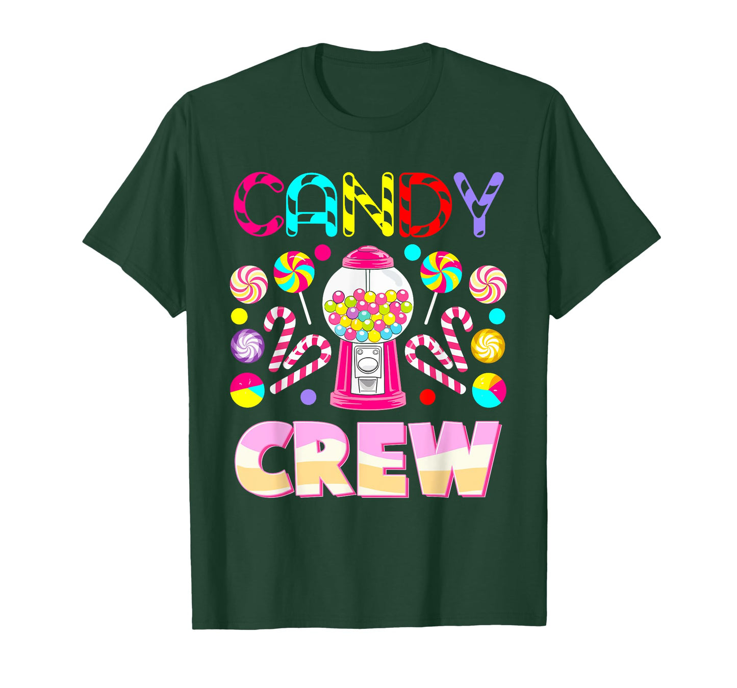 Funny Cute Candy Land Candy Crew Party Halloween Costumes T-Shirt