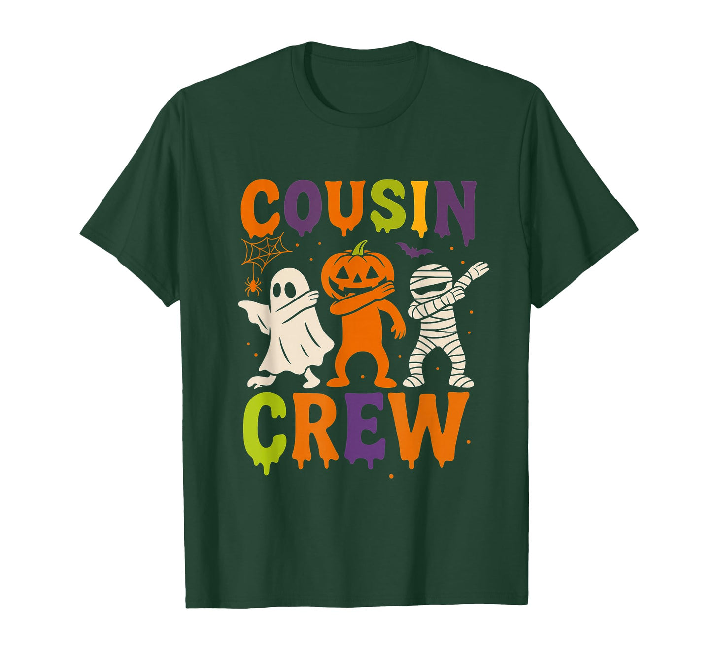Halloween Cousin Crew 2025 Kids Matching Cousins Spooky T-Shirt