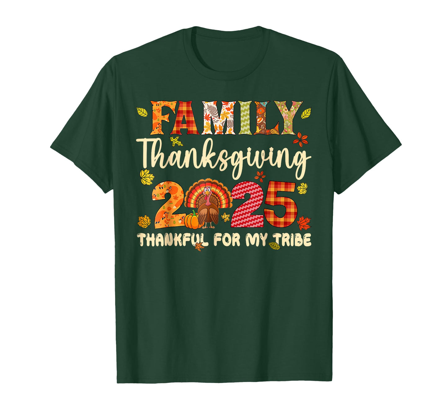 Family Thanksgiving 2025 Crew Thanksgiving Matching Group T-Shirt