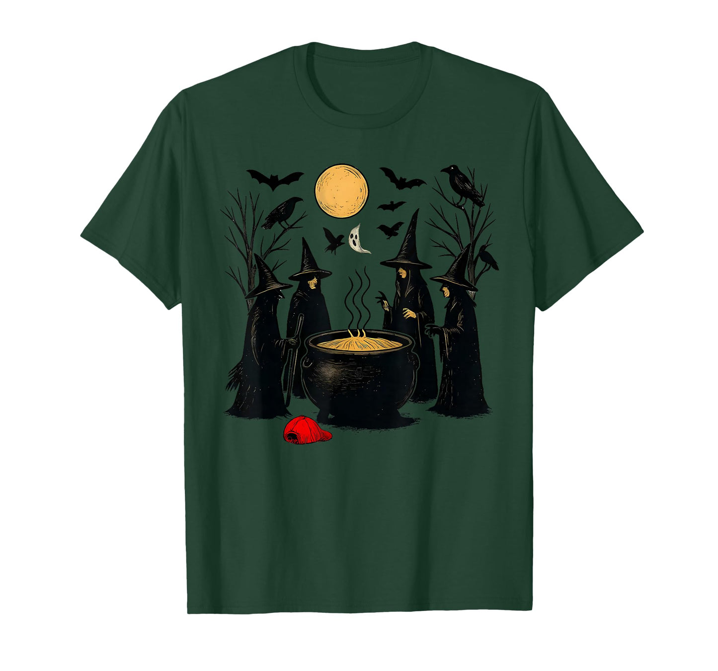 Spooky Witch Halloween Anti Trump Feminist Women Rights T-Shirt