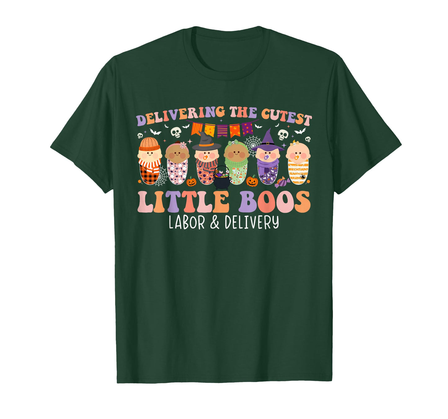 Delivering The Cutest Boos Labor & Delivery Nurse Halloween T-Shirt