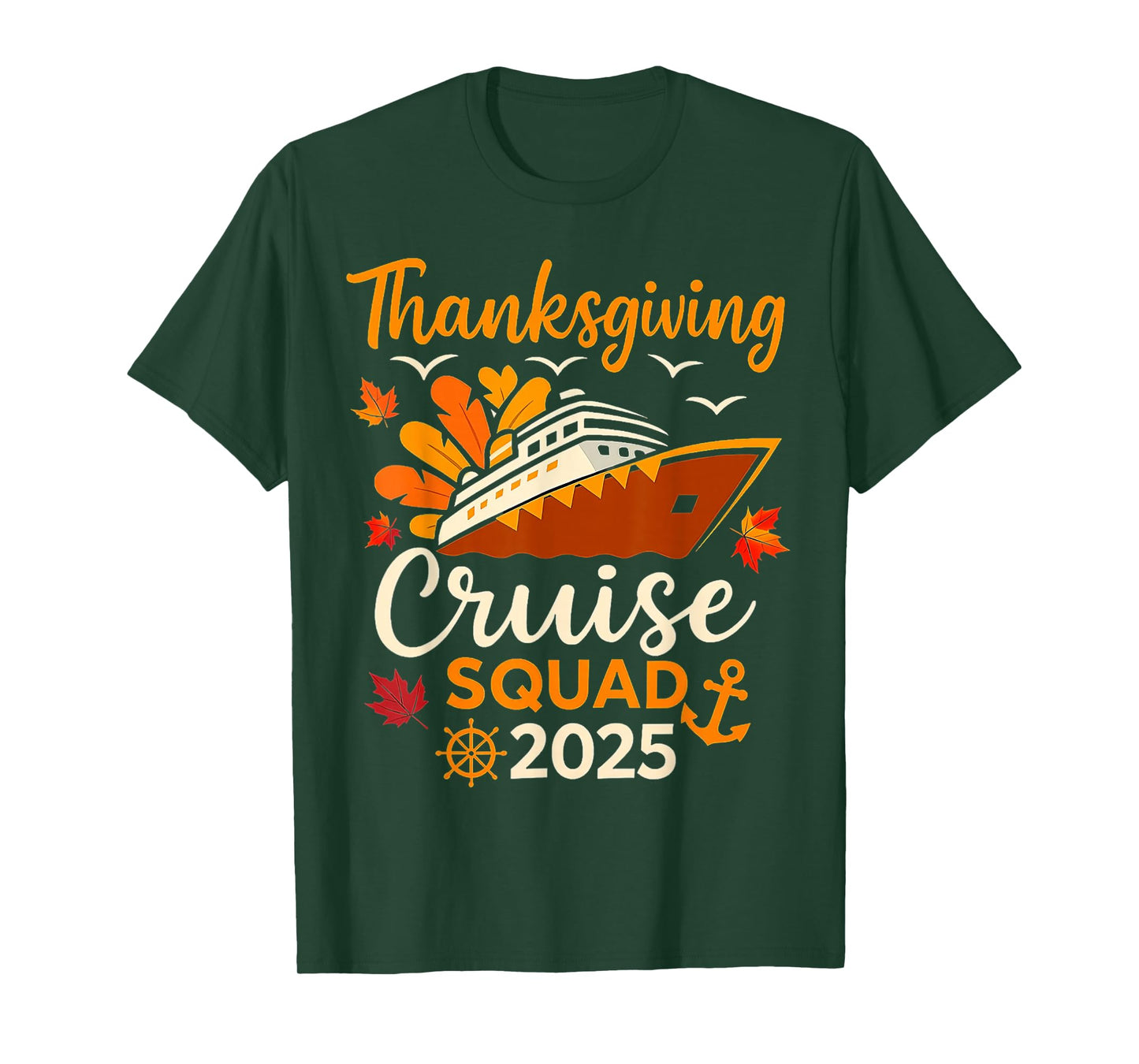 Matching Family Friends and Group Friendsgiving Cruise 2025 T-Shirt