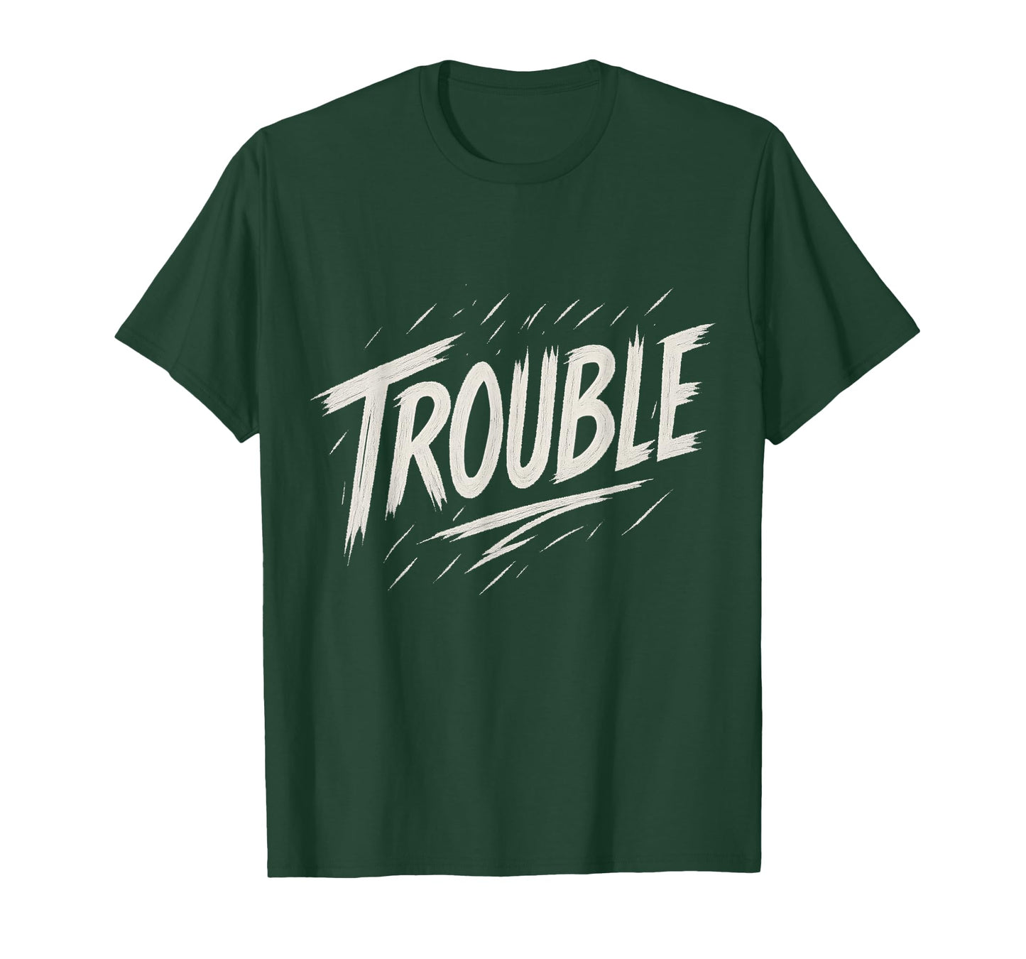Where I Go Trouble Follows Funny Couple Matching Trouble T-Shirt