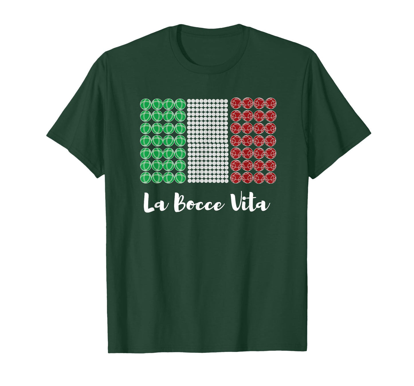 Bocce Ball Game Italy Flag Italian Gifts T-Shirt