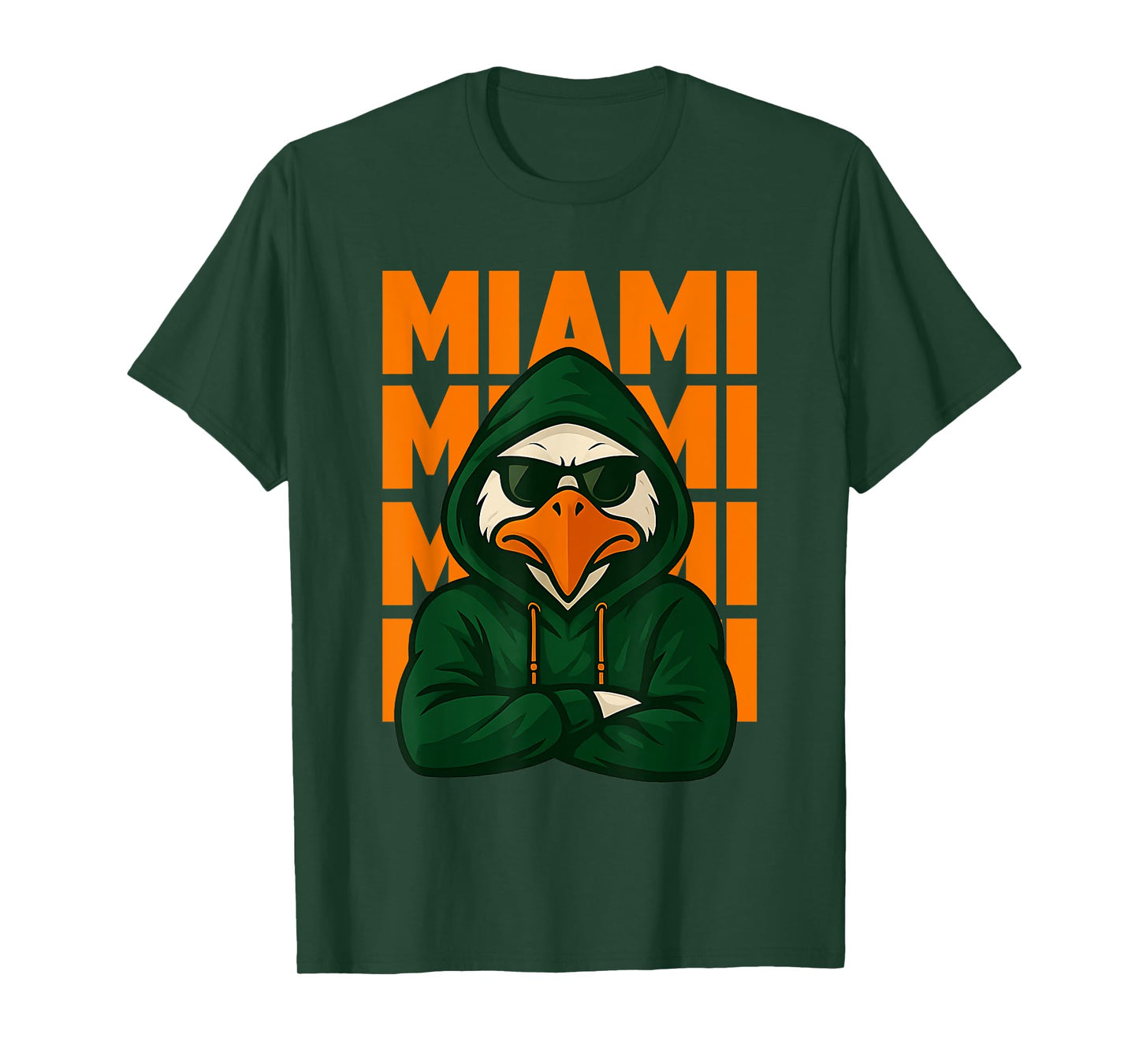 Retro Miami Vibes Animal Vintage for Men Women T-Shirt