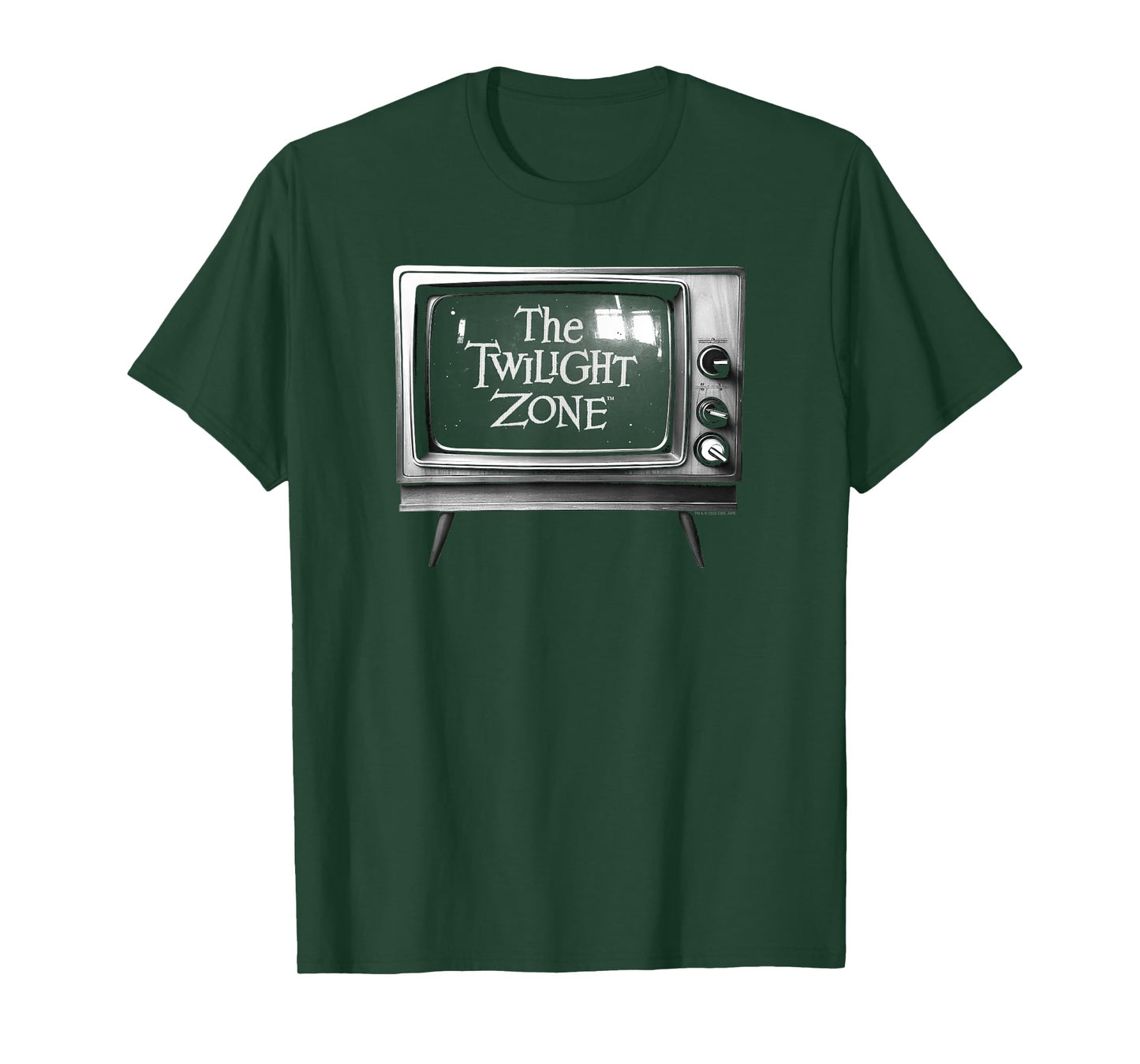 The Twilight Zone 1959 Television Set Retro TV Show T-Shirt