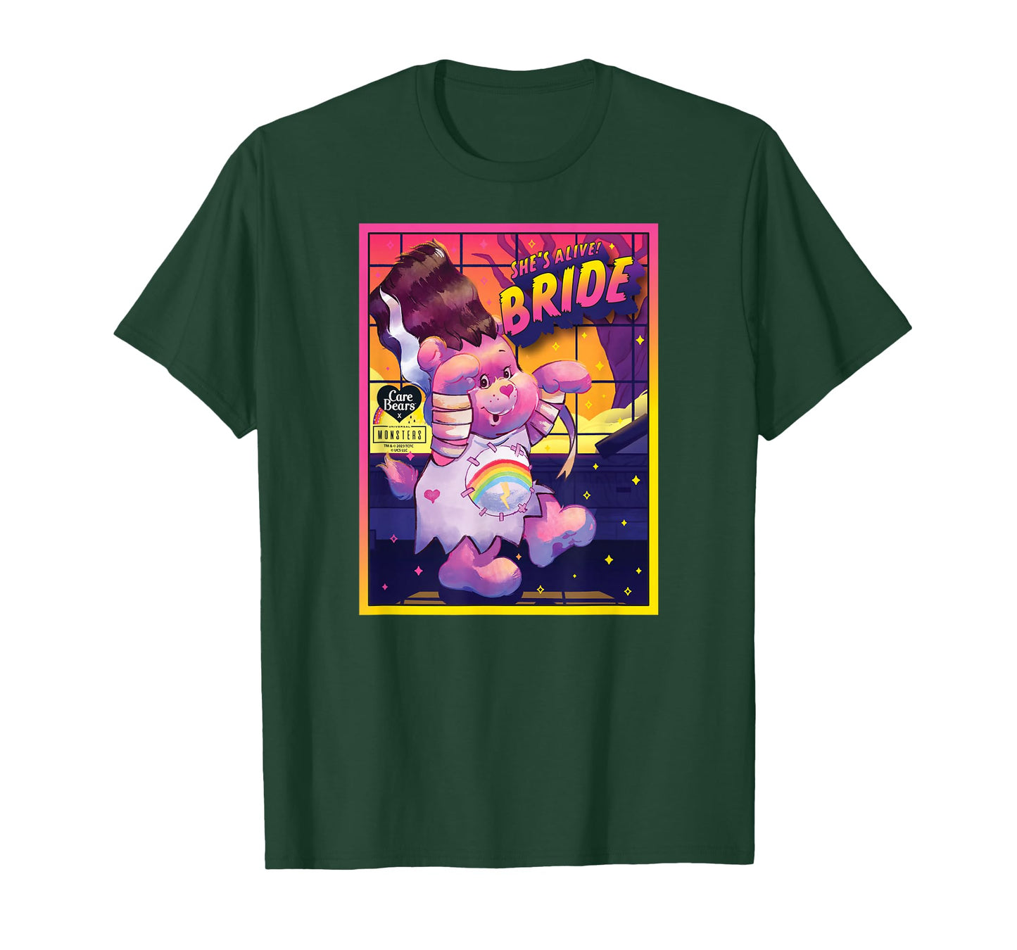 Care Bears x Universal Monsters Cheer Bear Bride T-Shirt