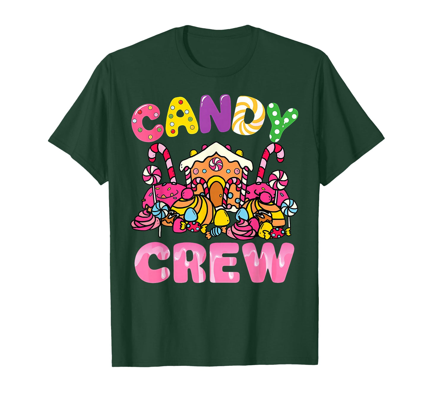 Candy Crew Candy Costume Women Candy Land Kids Sweetie T-Shirt
