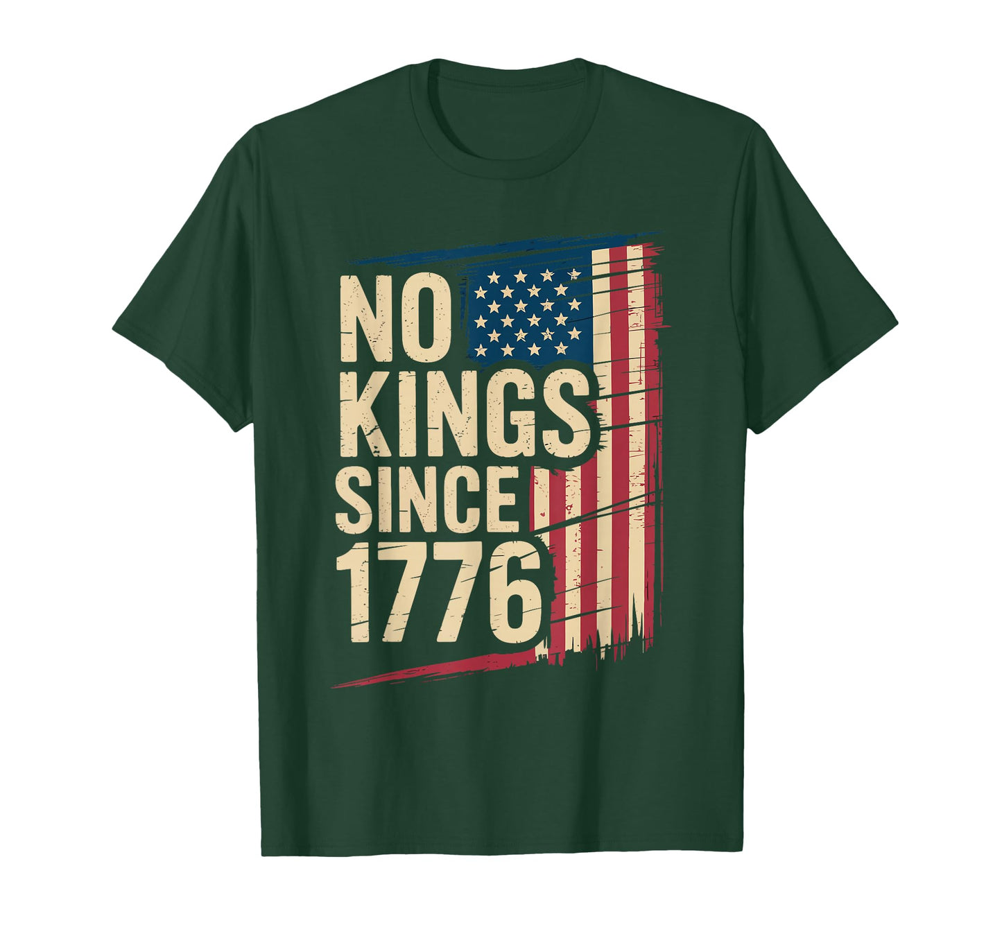 Vintage USA No Kings in America Since 1776 Freedom Liberty T-Shirt