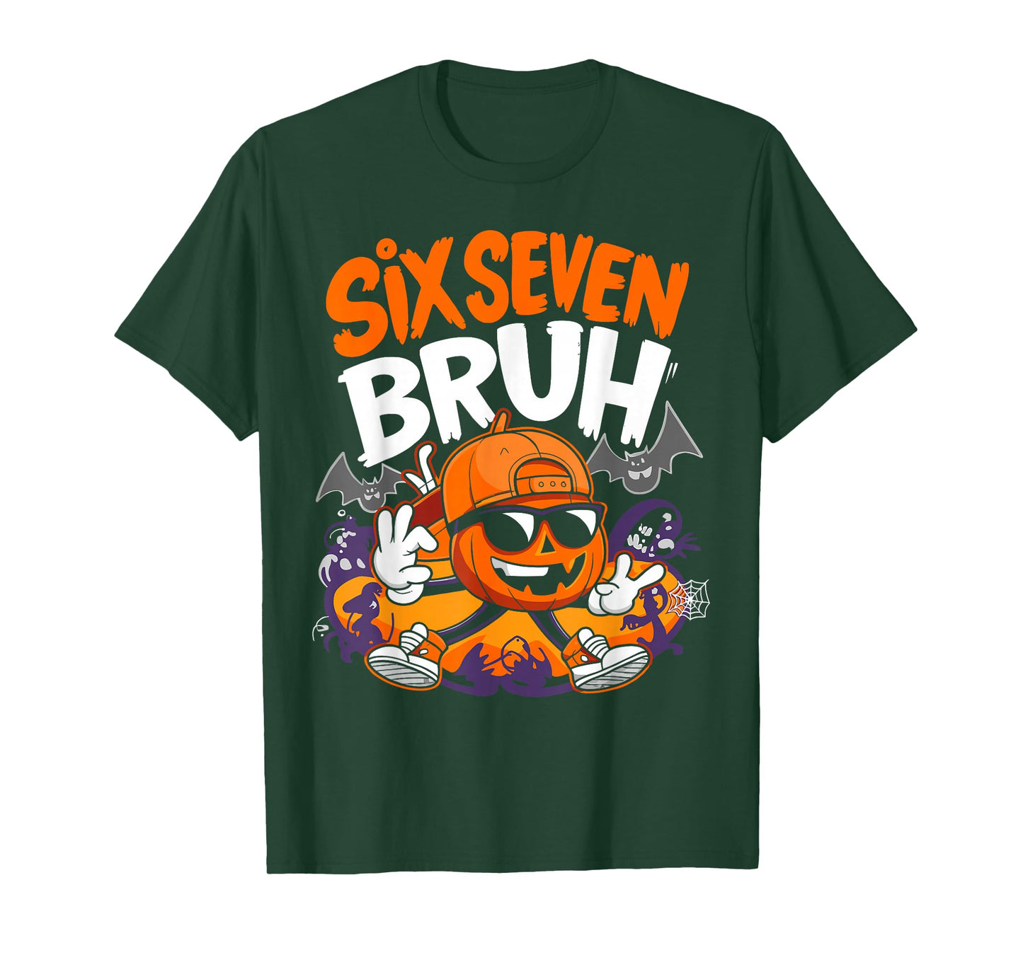 Haunted by 67 Funny Six Seven Meme Spooky Ghost Halloween T-Shirt
