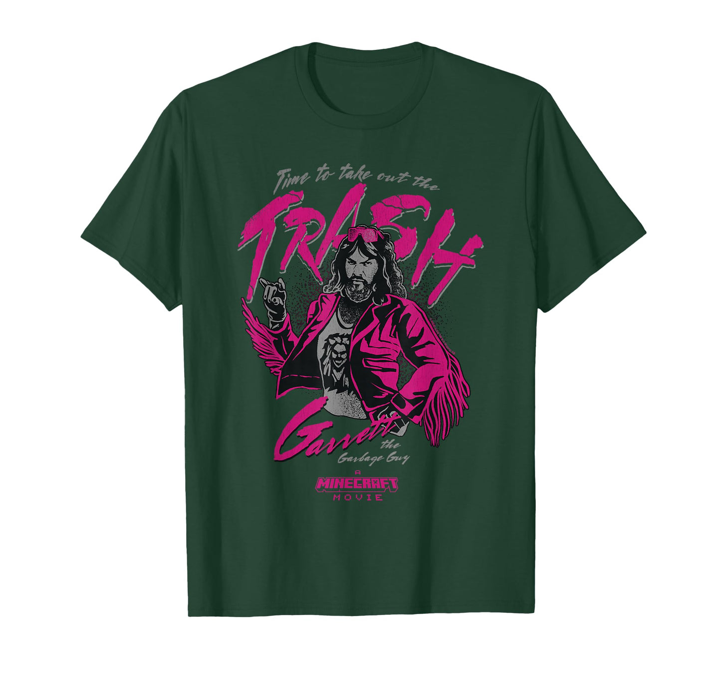 A Minecraft Movie Time To Take Out The Trash Garret Portrait T-Shirt