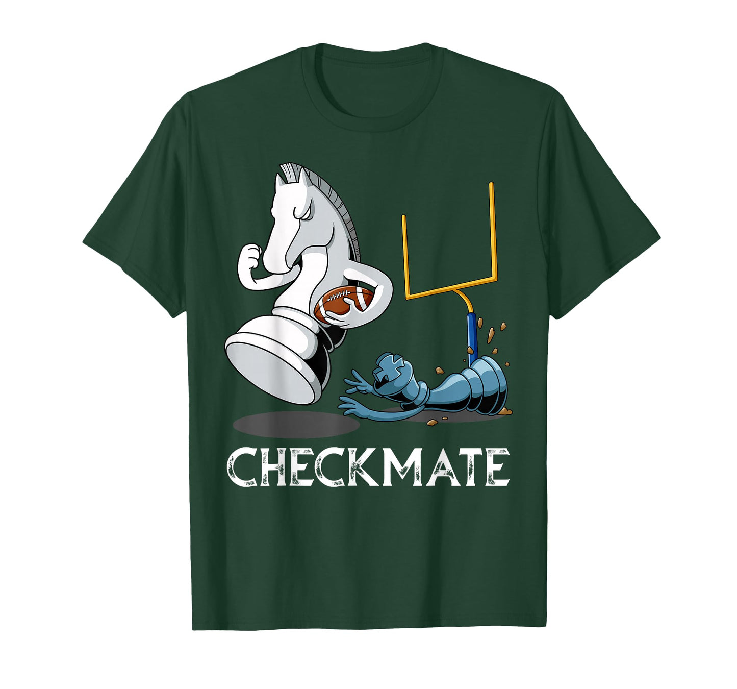 Football Checkmate Chess T-Shirt